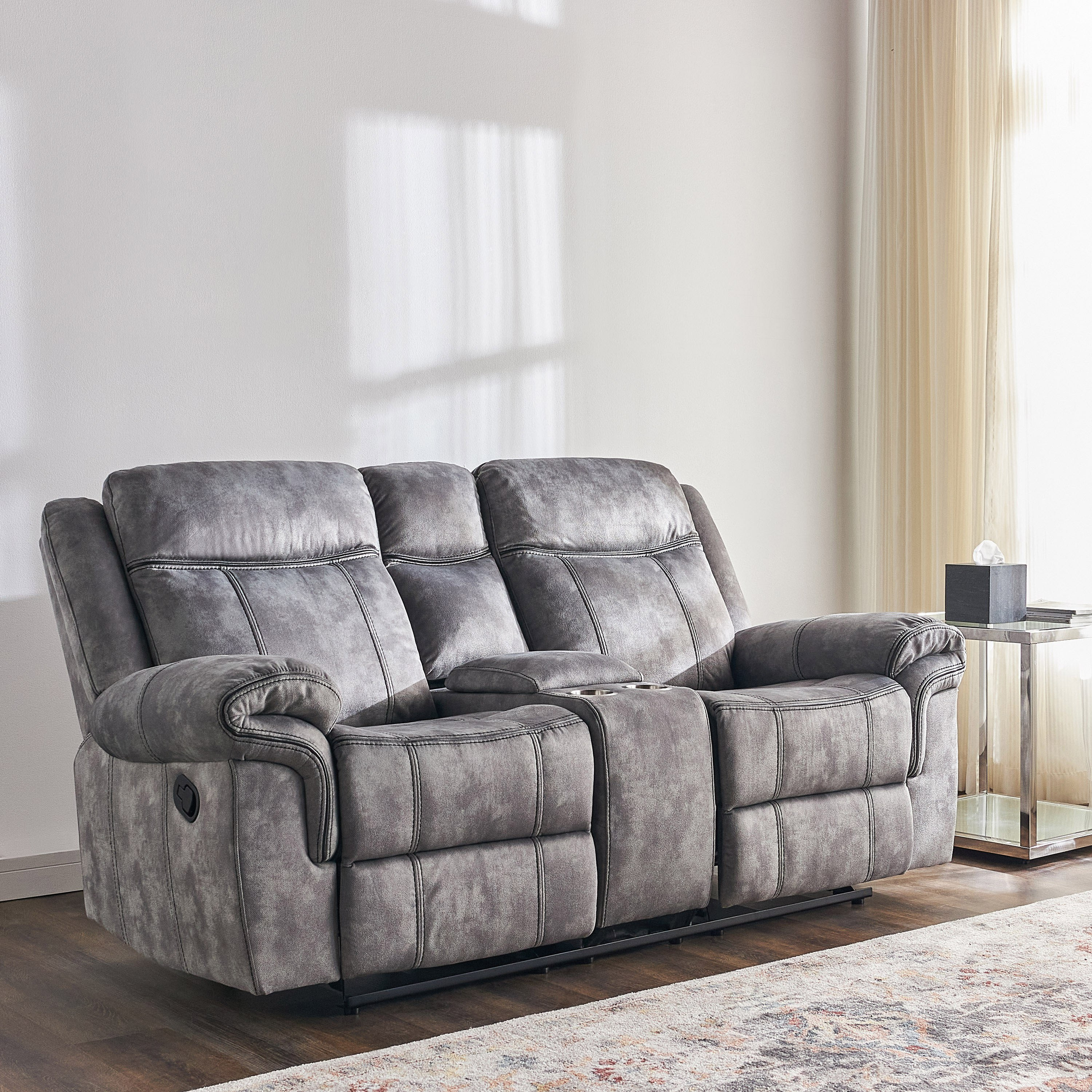 Living room deals set with recliner