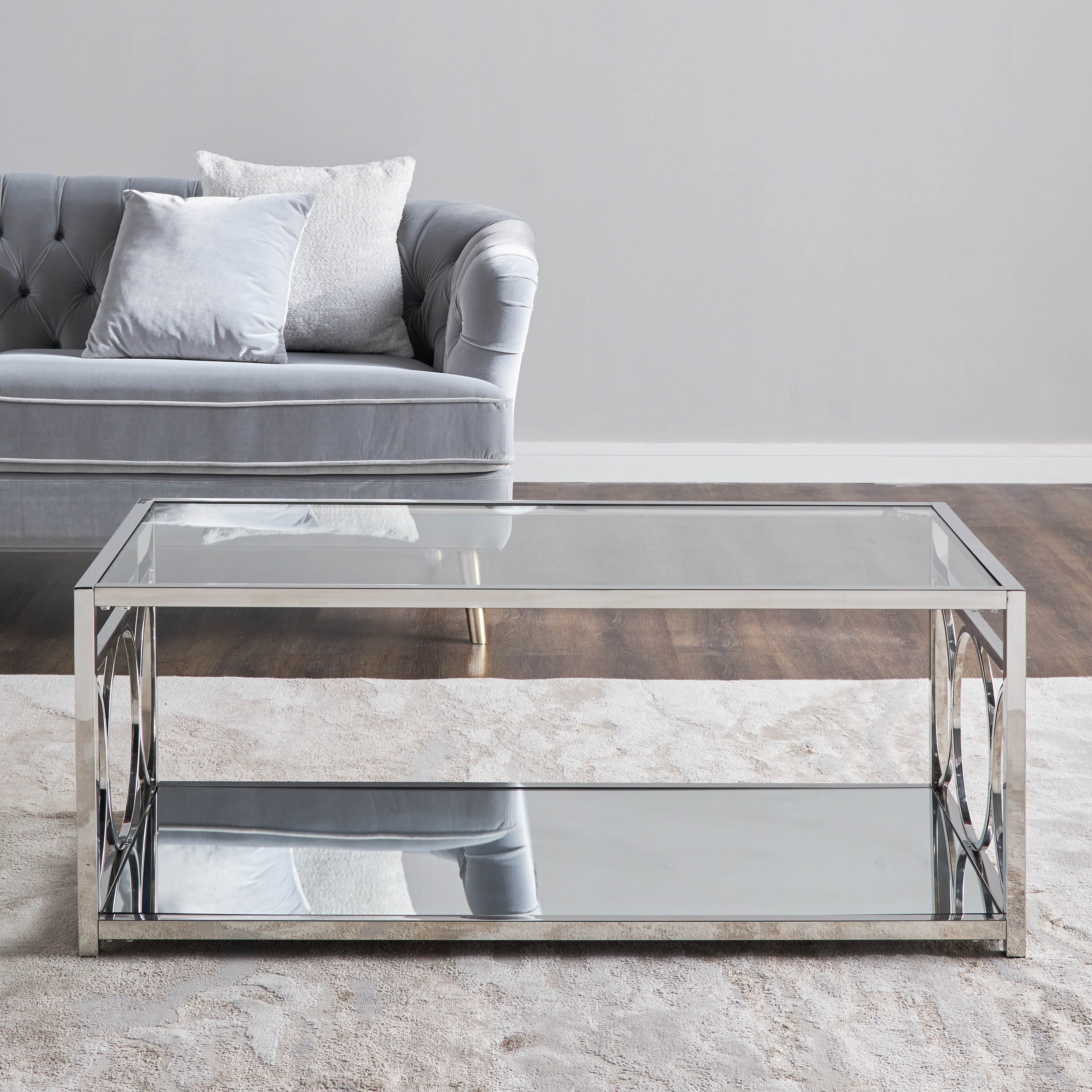 Shop Regent Glass Top Coffee Table Online Home Centre UAE