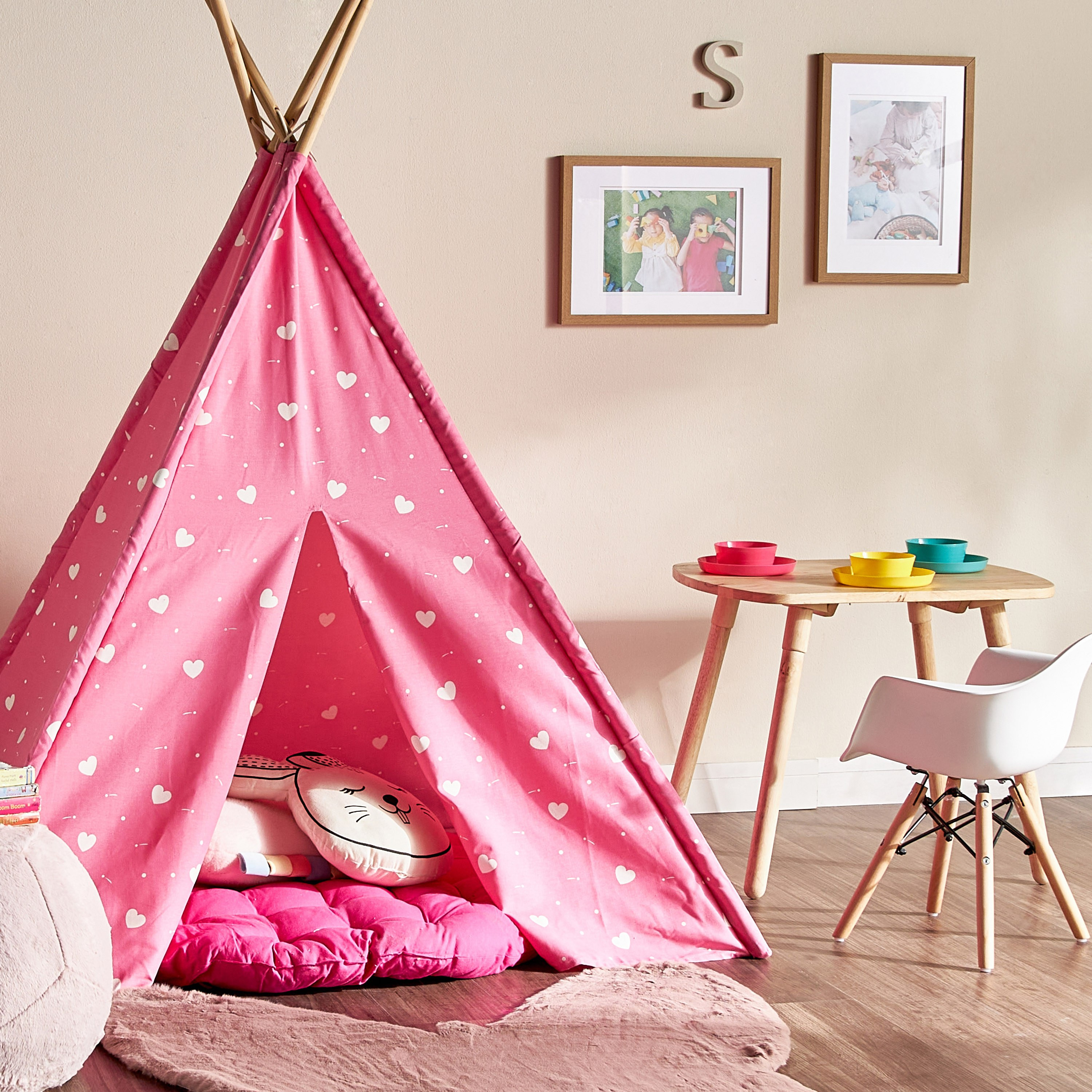 Girl teepee tent outlet with lights