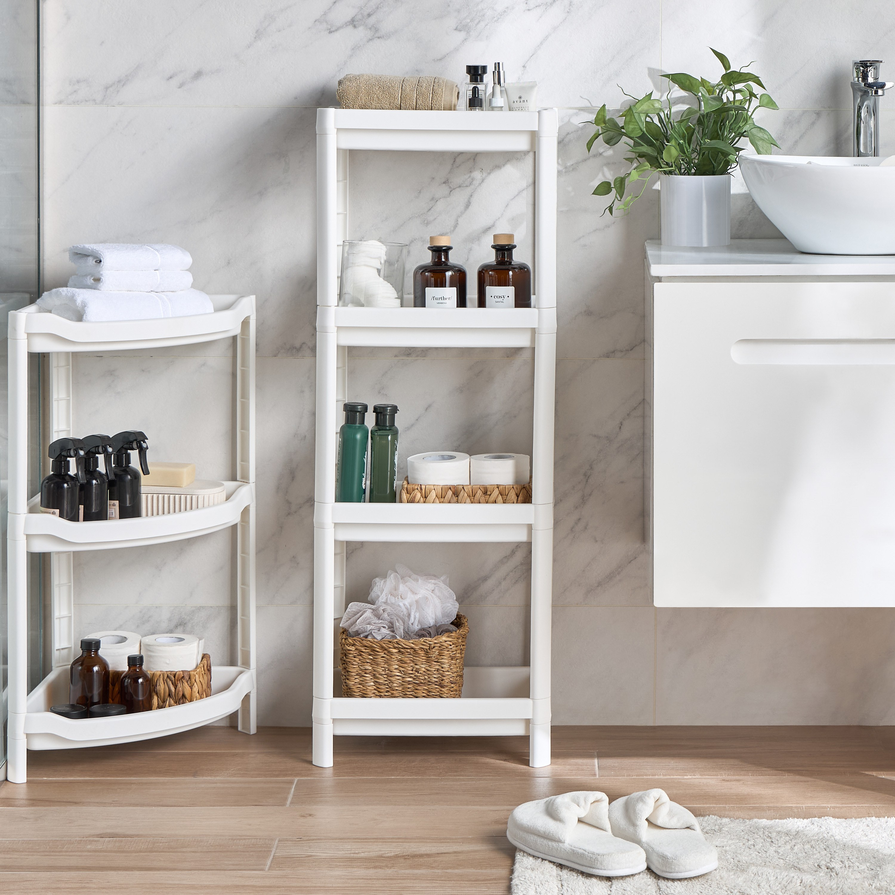 Penny 3-Tier Corner Storage Rack - 33x45 cm-household-storage-storagesolutions-drawercabinets-image-5
