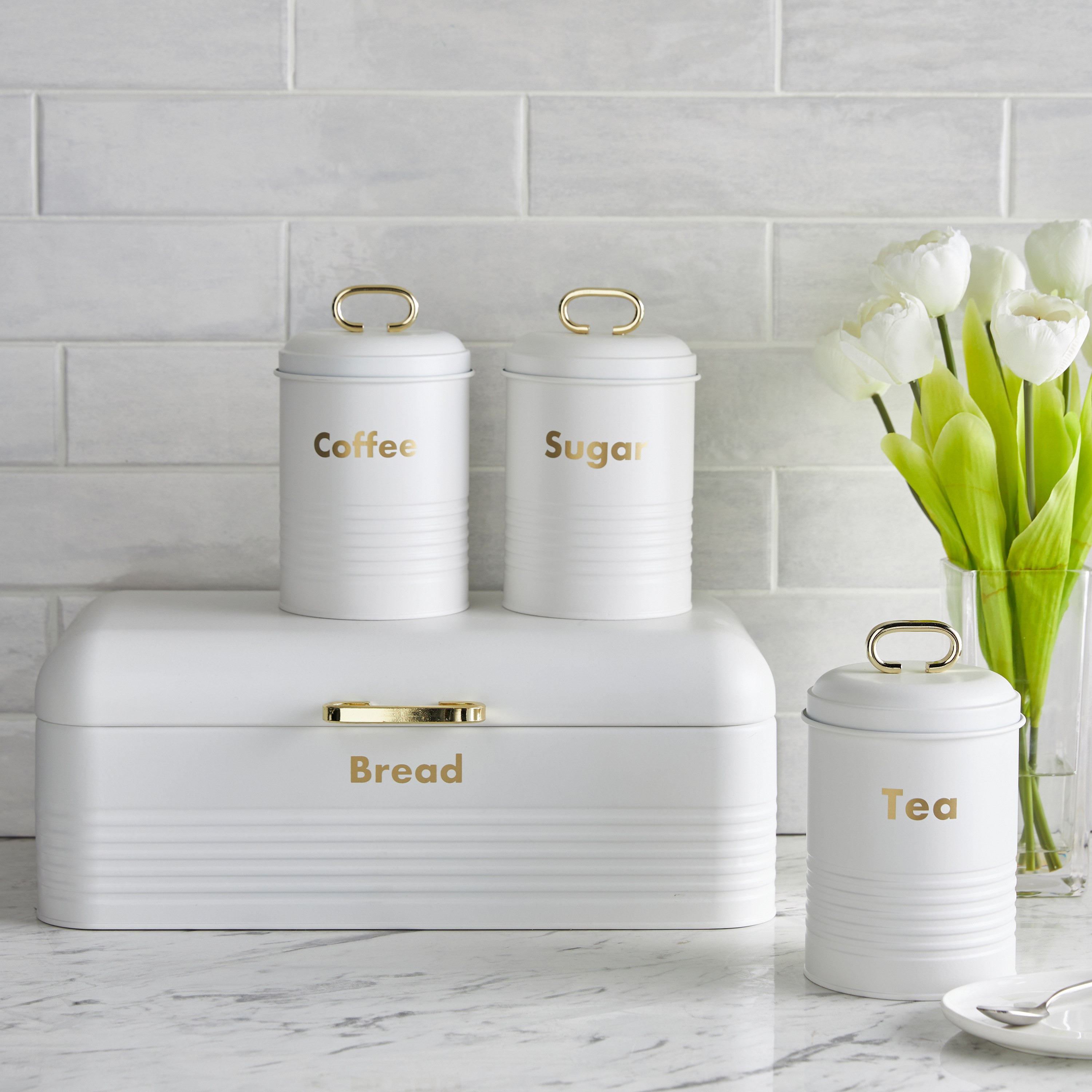 Haven 4-Piece Canister and Bread Bin Set-household-kitchen-foodstorage-pantryandstorage-image-4