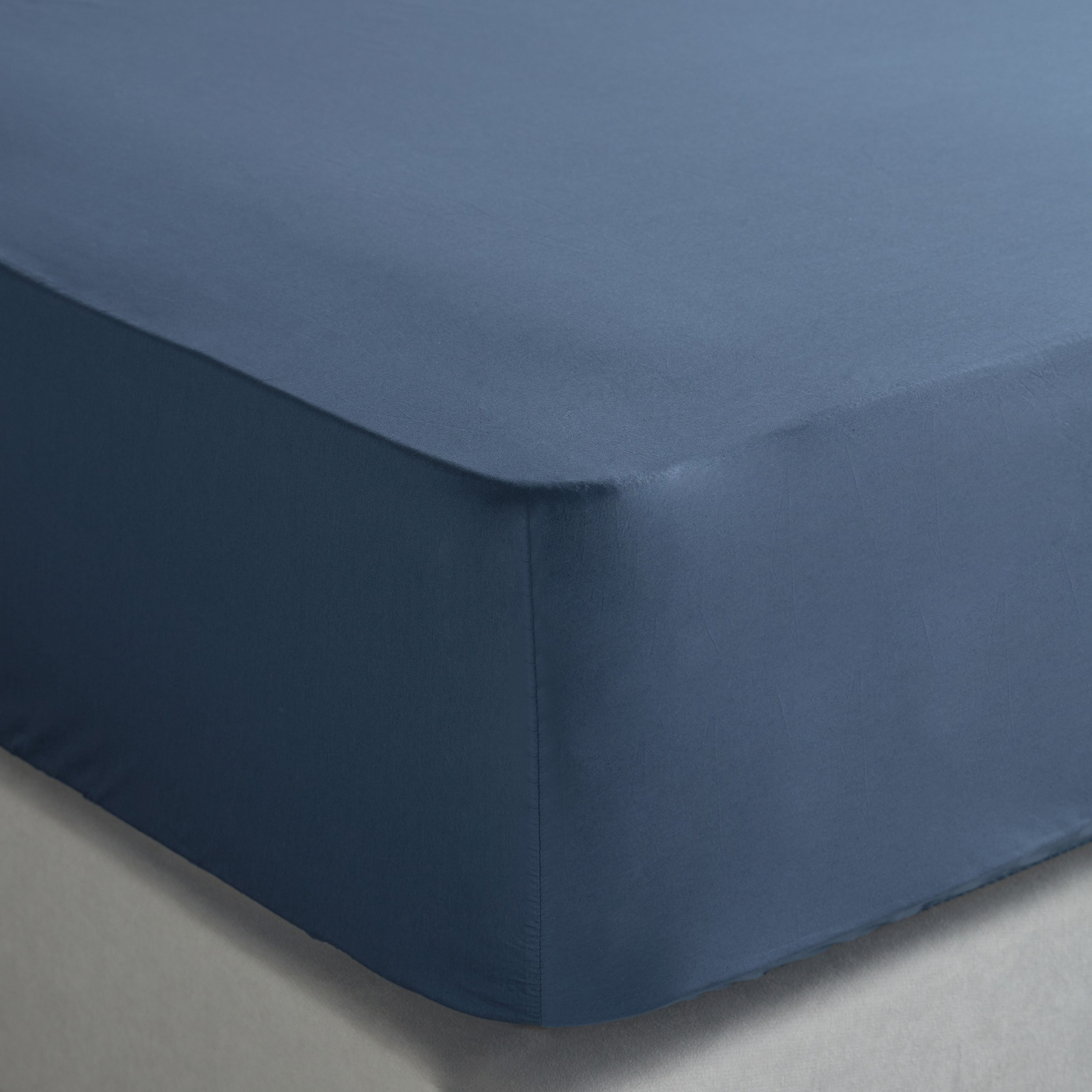 Eternity Cotton Percale 325 Thread Count Queen Fitted Sheet - 160x200 cm-household-bedding-sheetsandpillowcases-fittedsheets-image-1