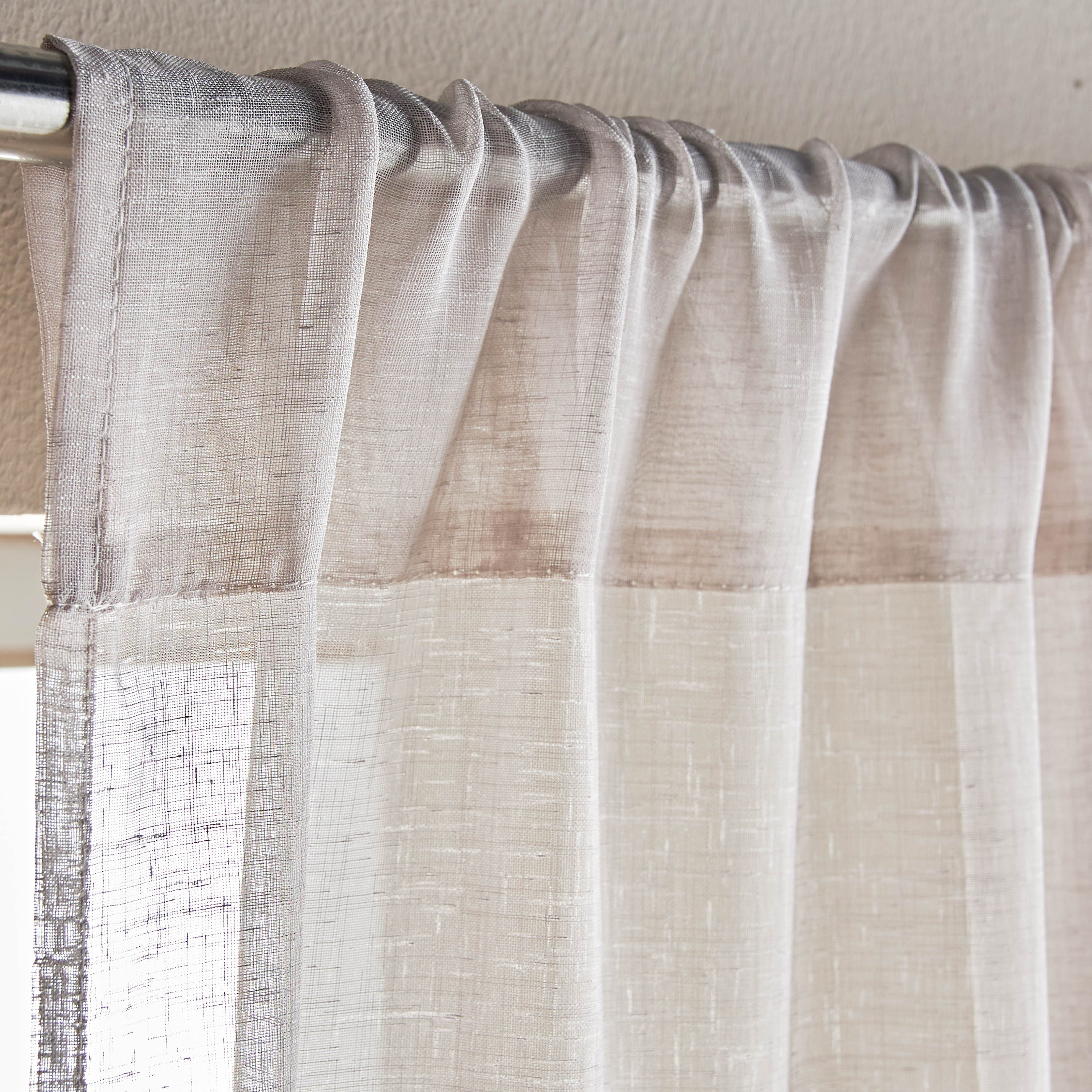 Hazel 2-Piece Sheer Curtain Set - 135x280 cm-household-windows-curtains-image-7