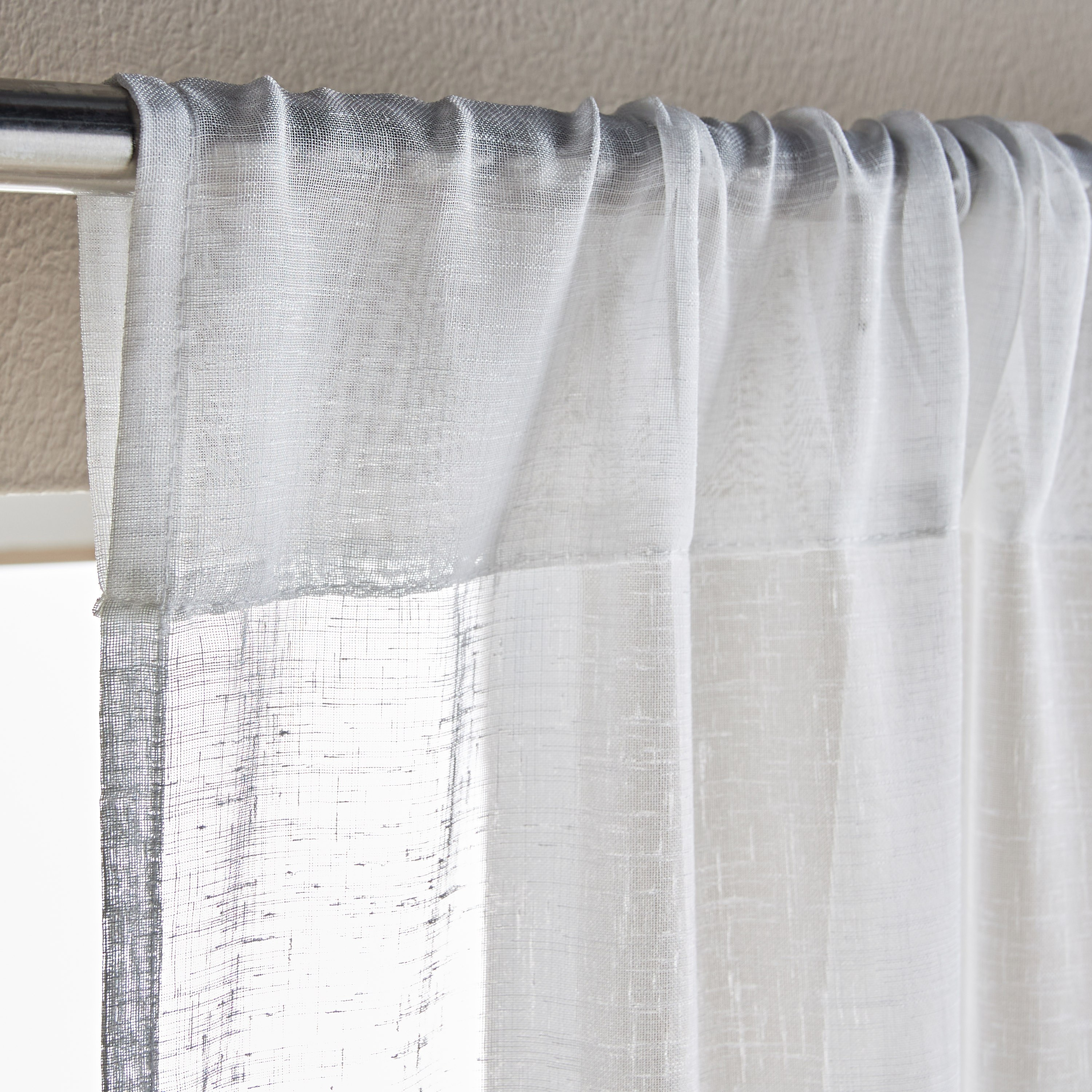 Hazel 2-Piece Sheer Curtain Set - 135x280 cm-household-windows-curtains-image-2