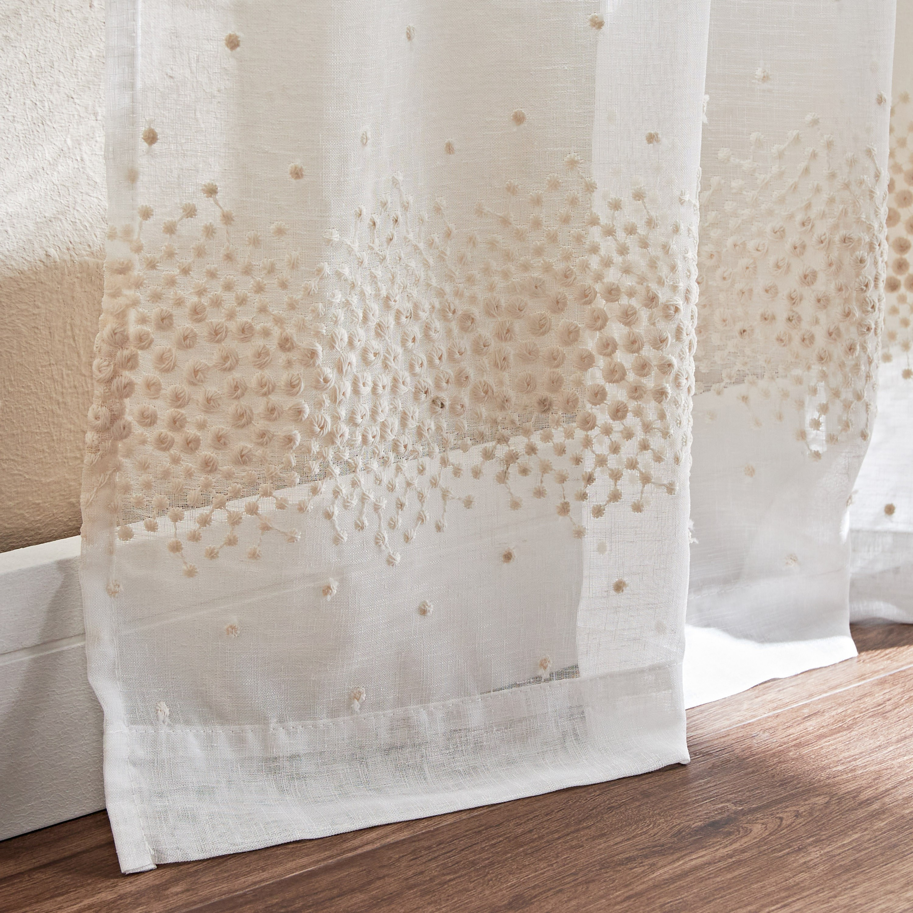 Hazel 2-Piece Sheer Curtain Set - 135x280 cm-household-windows-curtains-image-4