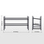 رف أحذية طابقين قابل للتمدد - والتر - 23x64-120 سم-household-storage-storagesolutions-shoeracksandstorage-image-2
