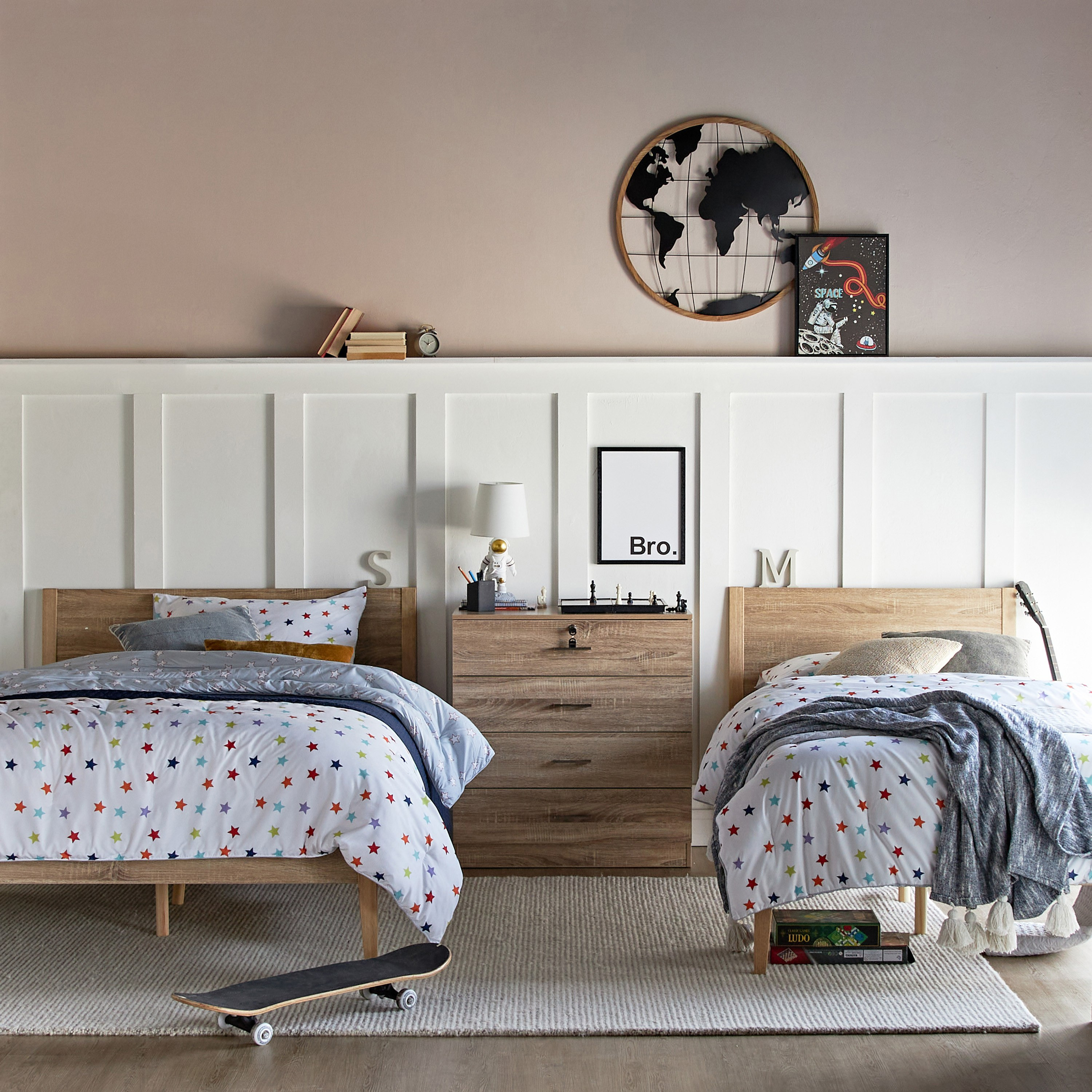 Kamila Single Bed - 120x200 cm-babyandkids-kidsbeds-singlebeds-image-7