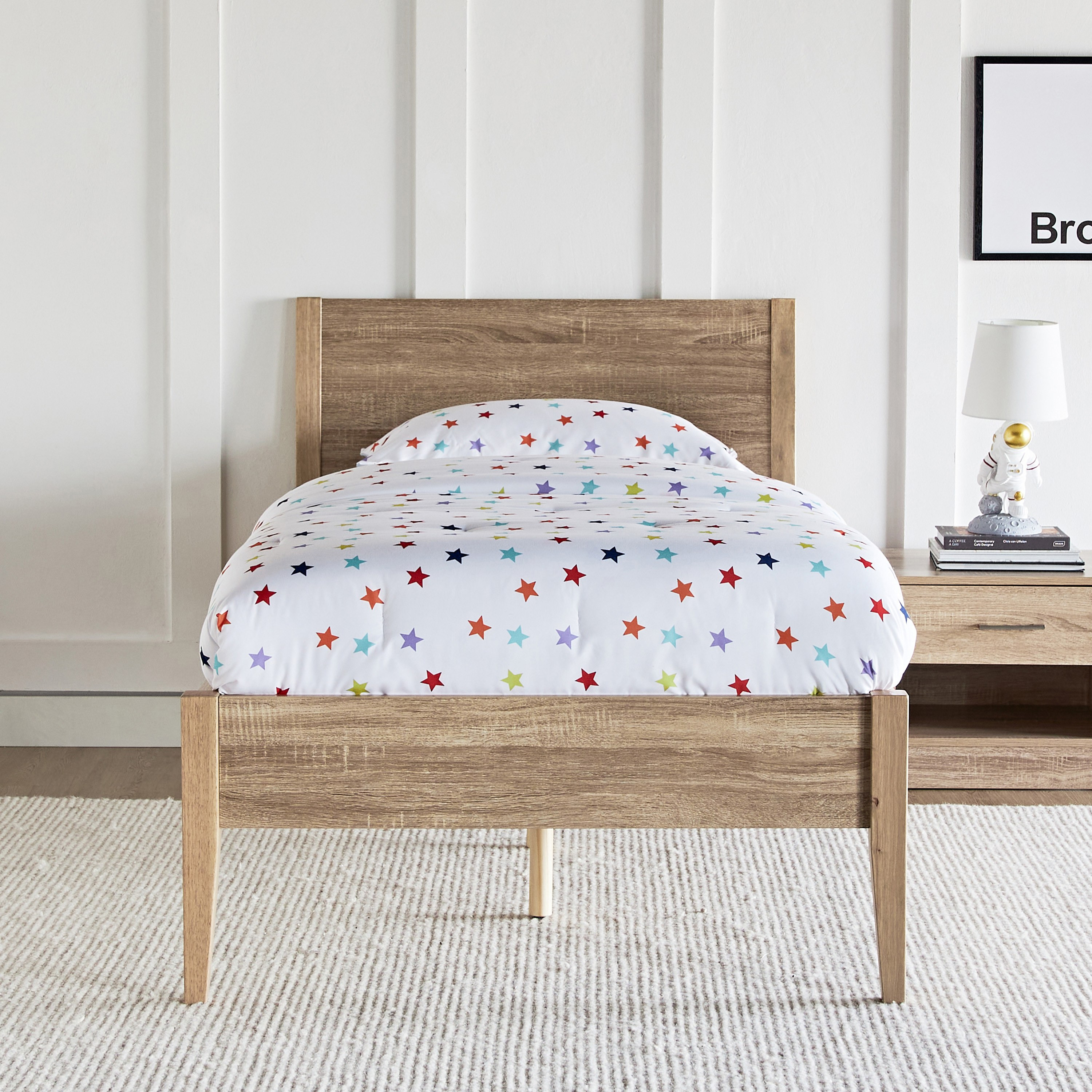Kamila Twin Bed - 90x200 cm-babyandkids-kidsbeds-singlebeds-image-2