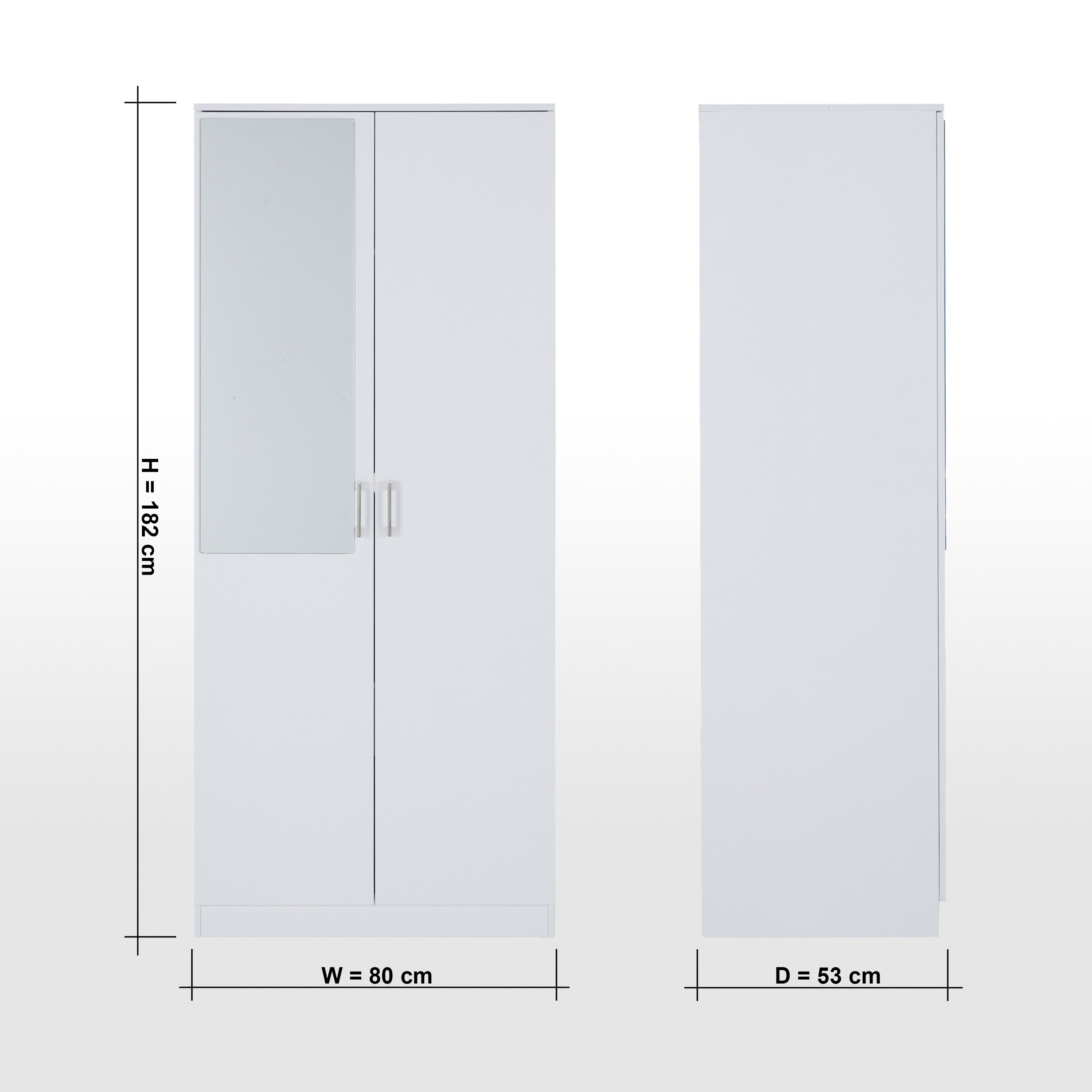 Kamila 2-Door Wardrobe with Drawer-babyandkids-roomfurniture-wardrobes-image-5