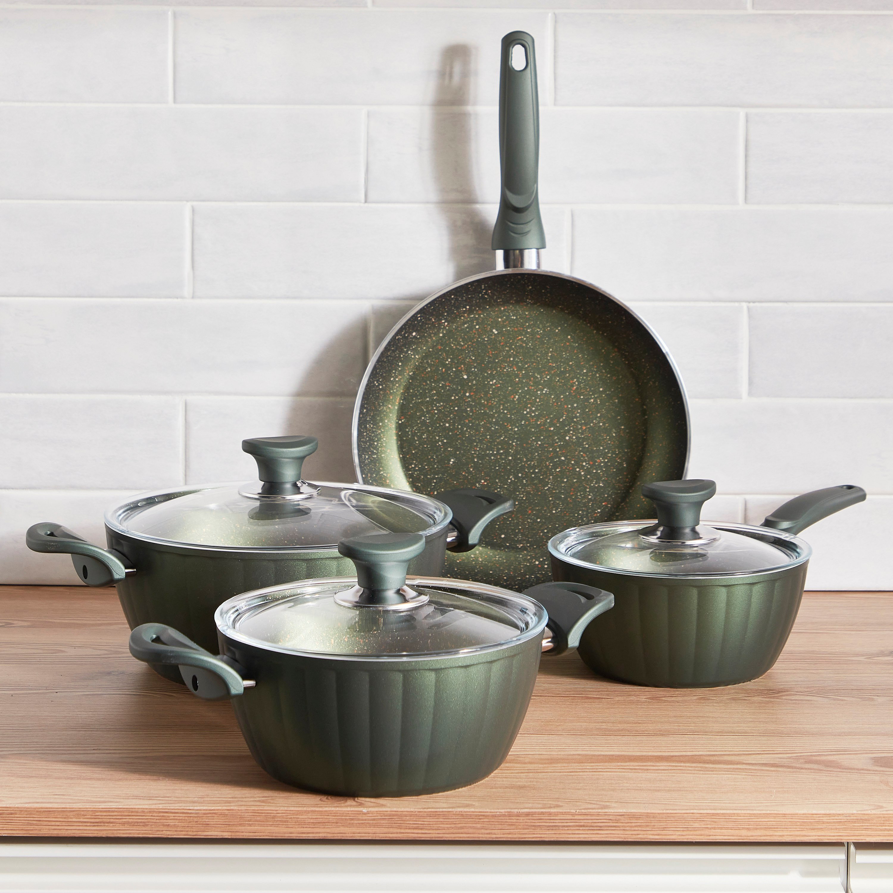 Shop Capre 7-Piece Aluminum Cookware Set | Homecentre Egypt