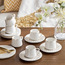 طقم أكواب شاي وصحون خزف صيني 12 قطعة - كيمي، 190 مل - يخدم 4 أشخاص-household-dining-teaandcoffee-teaandcoffeesets-image-1