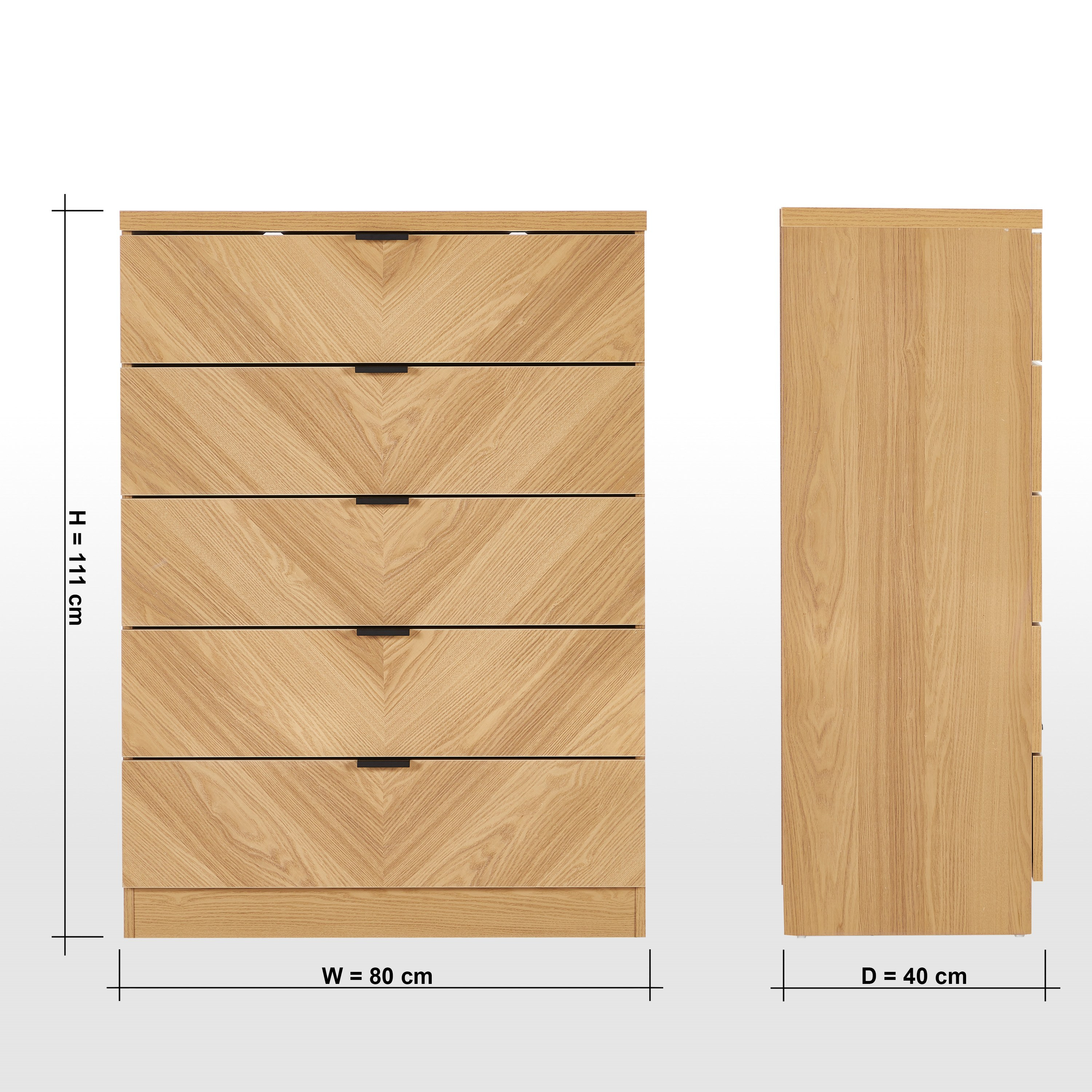 Chevvy Chest of 5-Drawers-furniture-bedroom-chestofdrawers-image-6