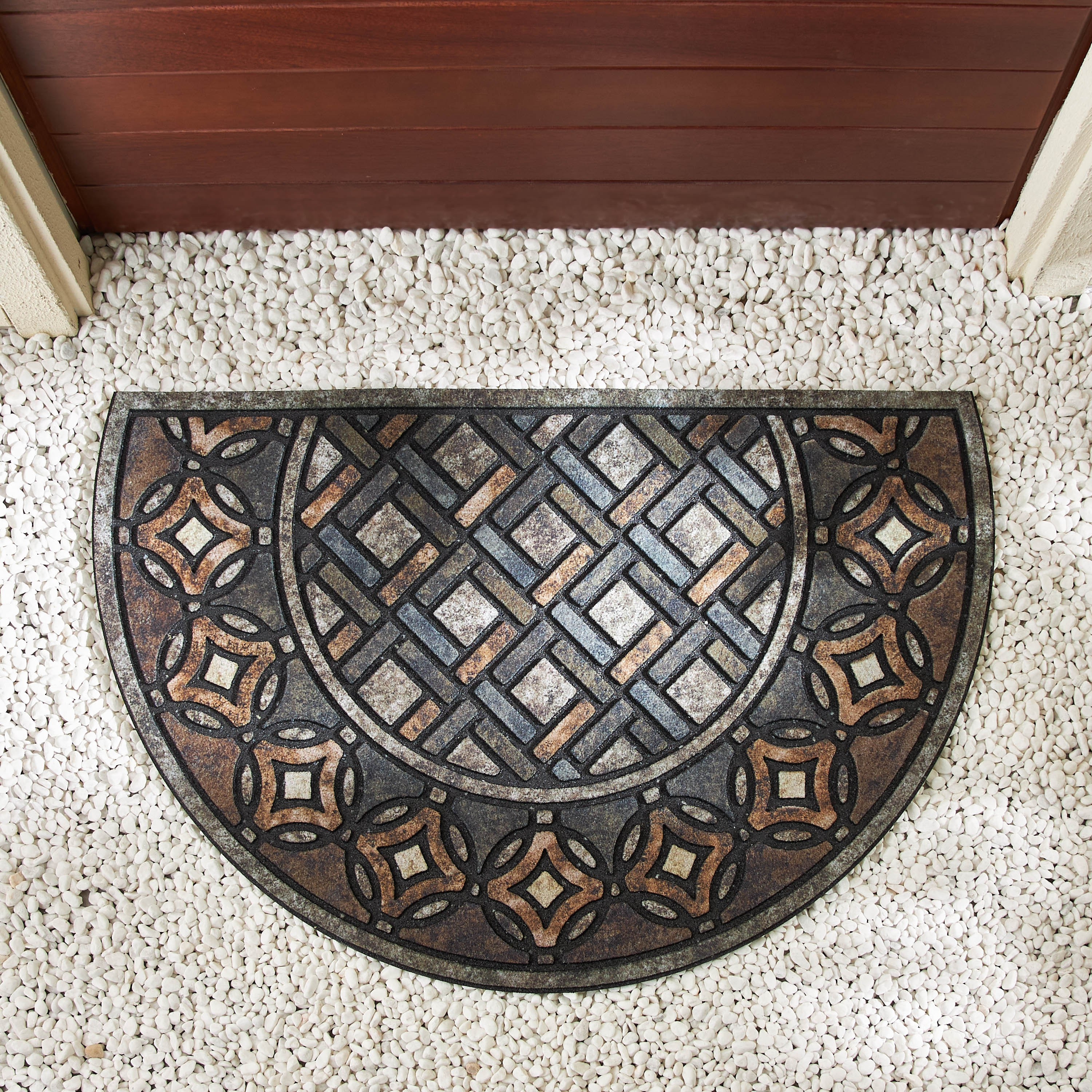 Stone Pattern Doormat Shop Imperial Stone Doormat - 61x92 cm | Homecentre Qatar