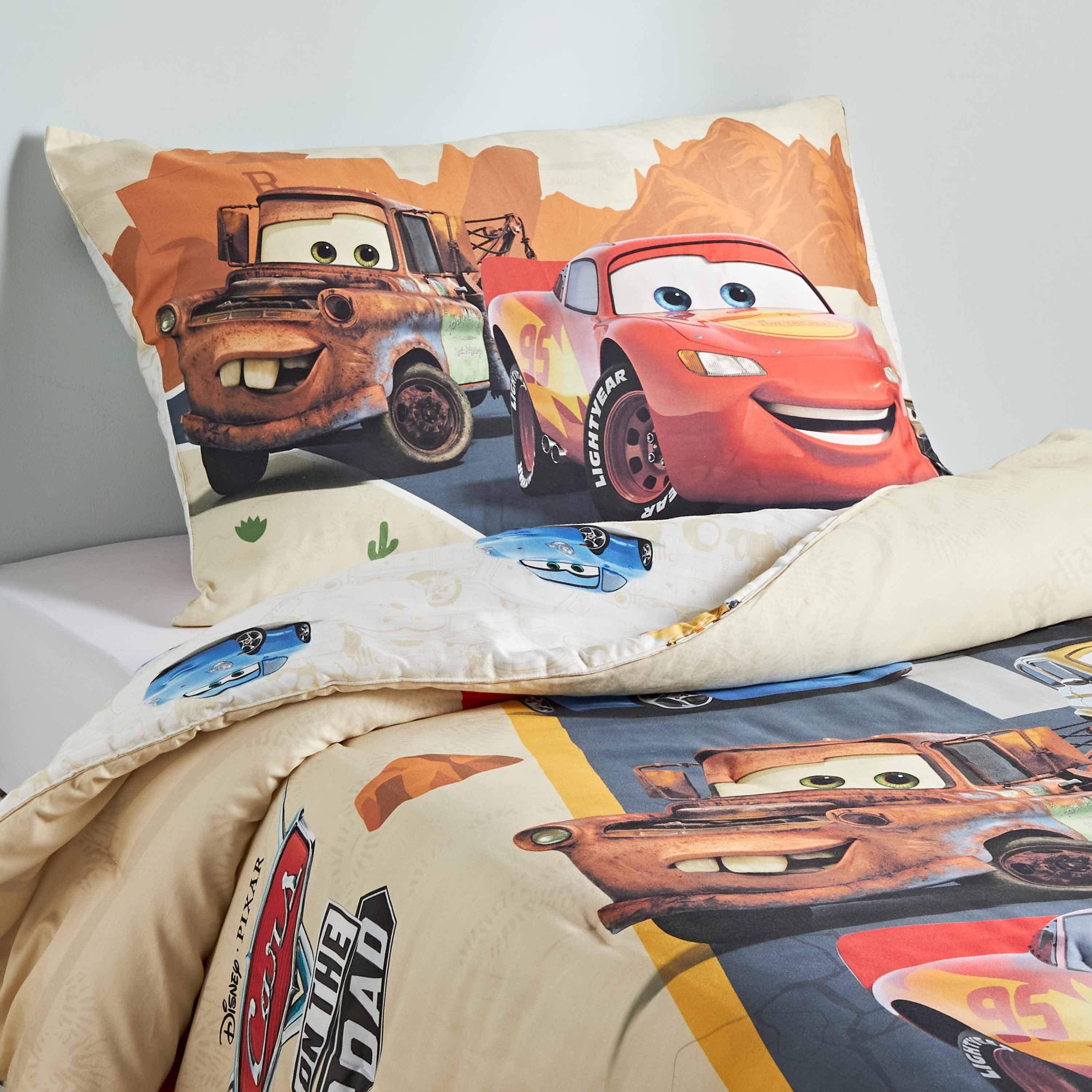 Shop Disney Cars On The Road 2 Piece Single Reversible Comforter