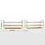 رف أحذية بـ3 طوابق - كوين- 35x90 سم-household-storage-storagesolutions-shoeracksandstorage-image-1