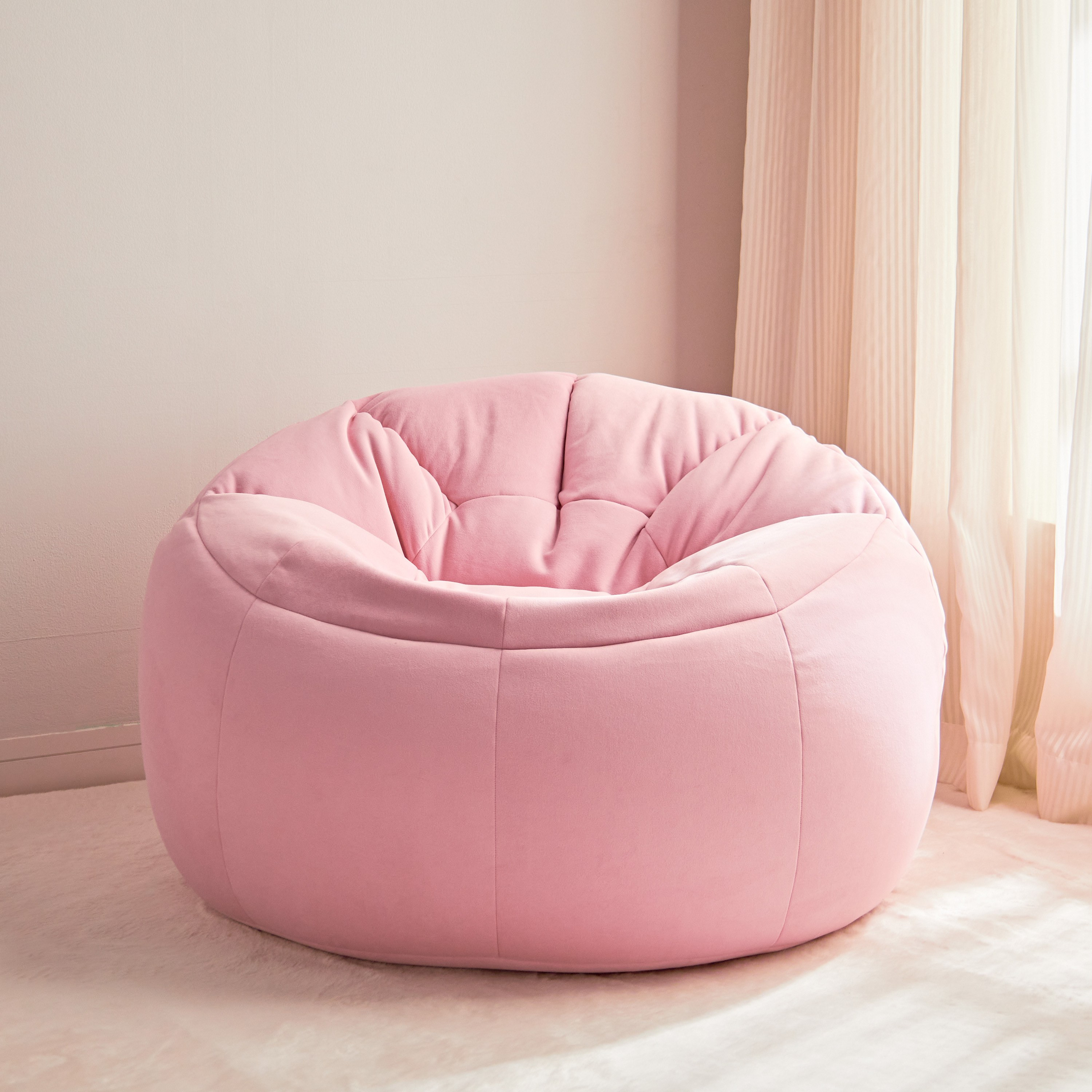 Light pink shop bean bag