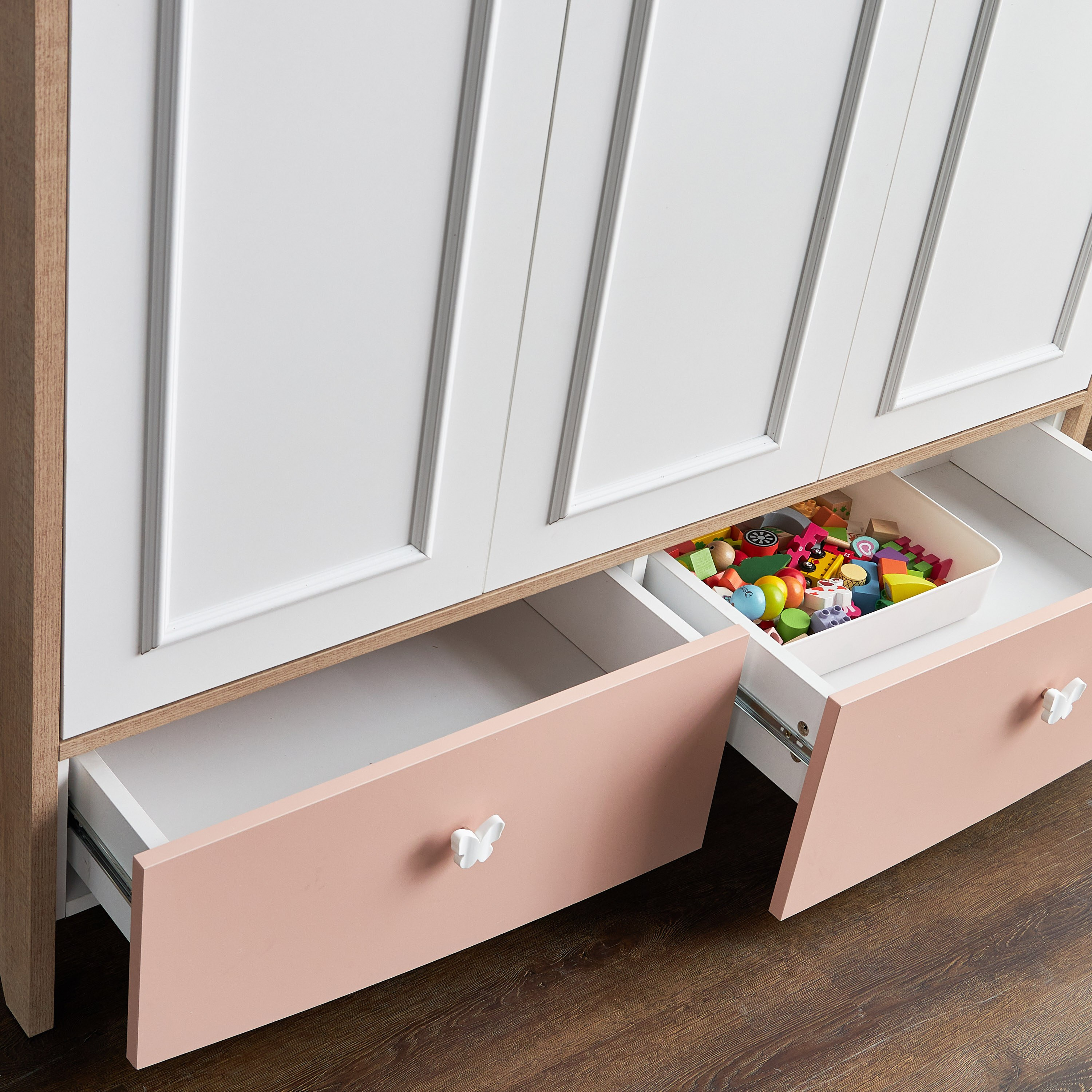 خزانة ملابس 3 أبواب مع أدراج - جونو-babyandkids-roomfurniture-wardrobes-image-6