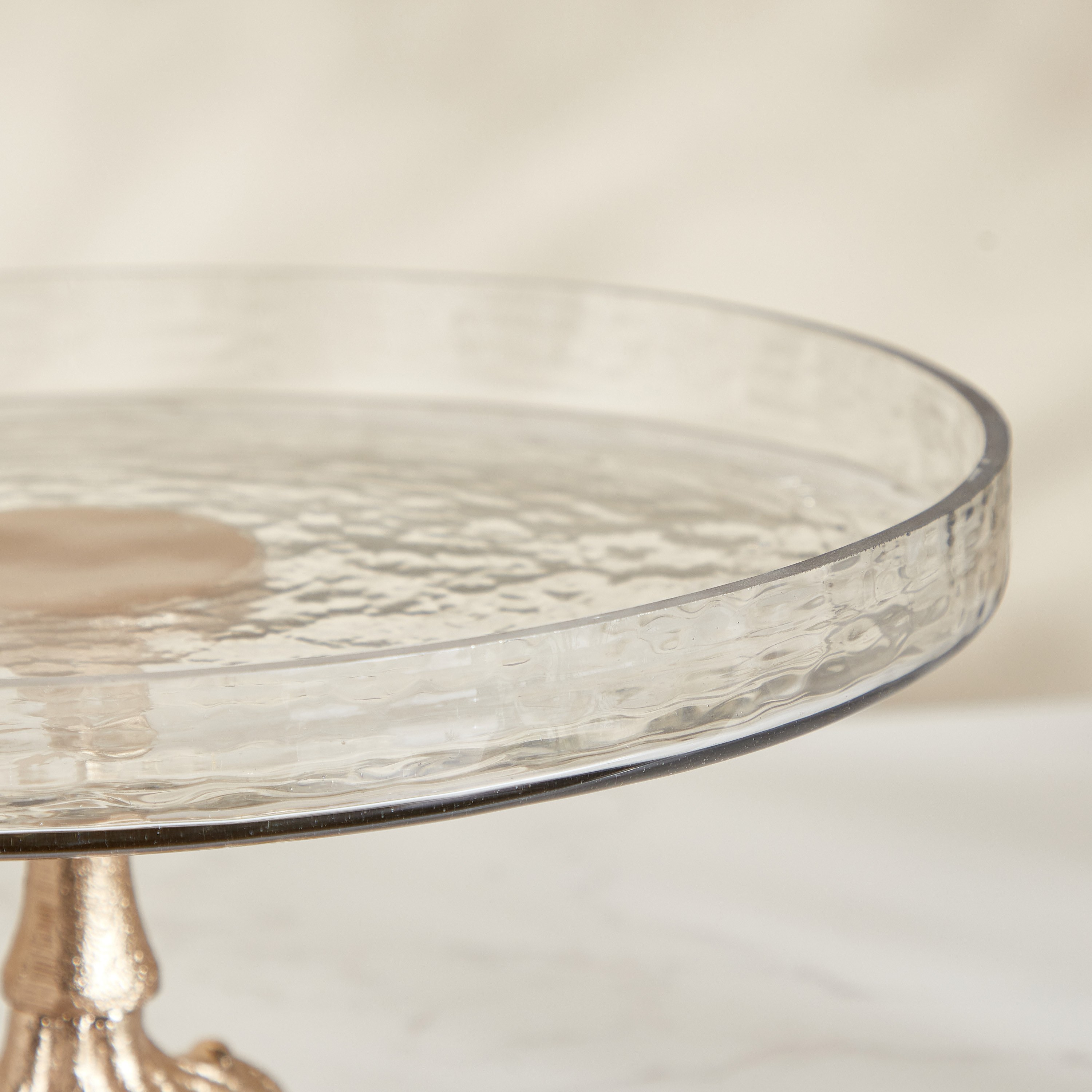 Alder Glass Decorative Platter - 29x15 cm-household-decor-boxesandtrays-image-3