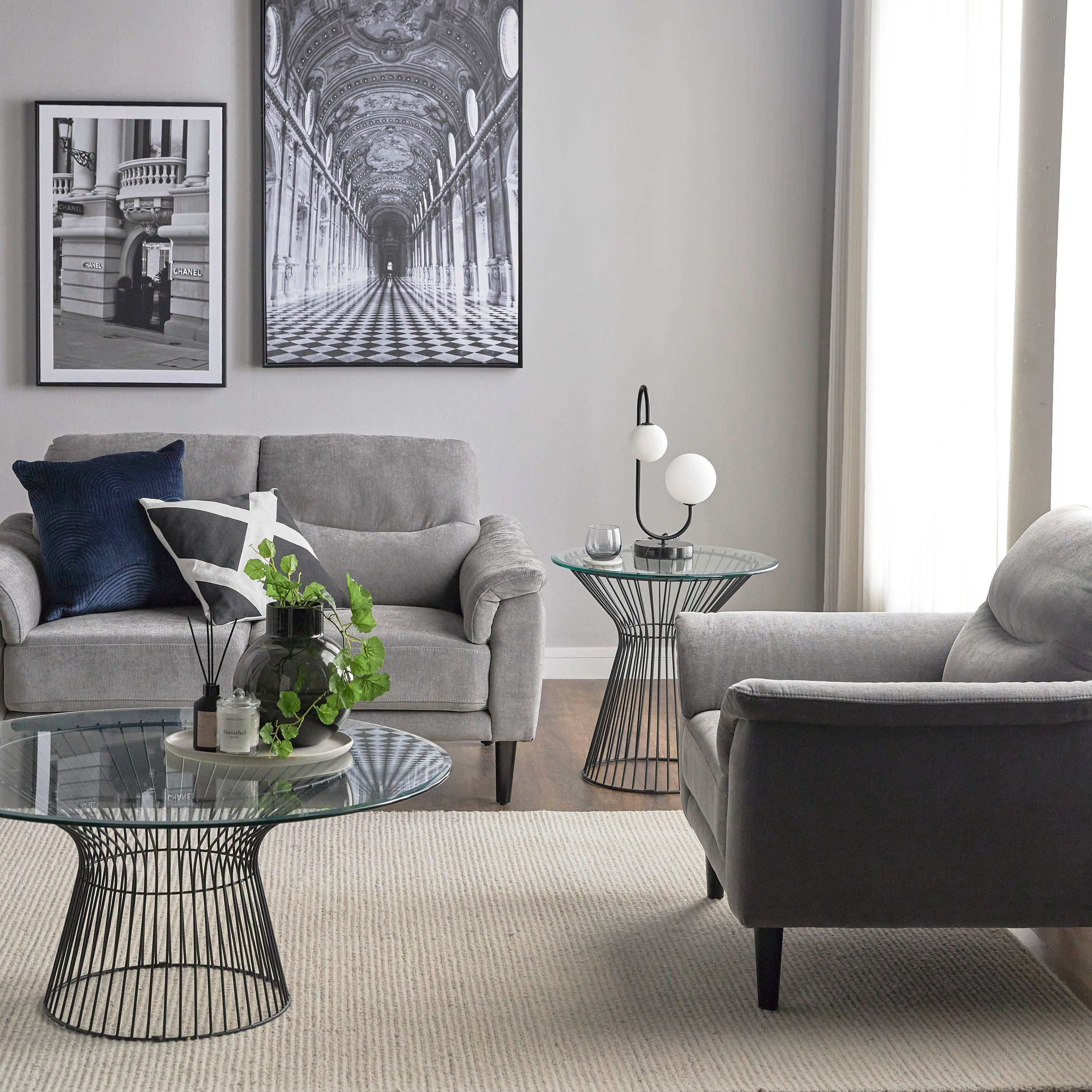 كنبة قماش مقعدين - بروجز-furniture-sofaandseating-sofasandsofasets-image-6
