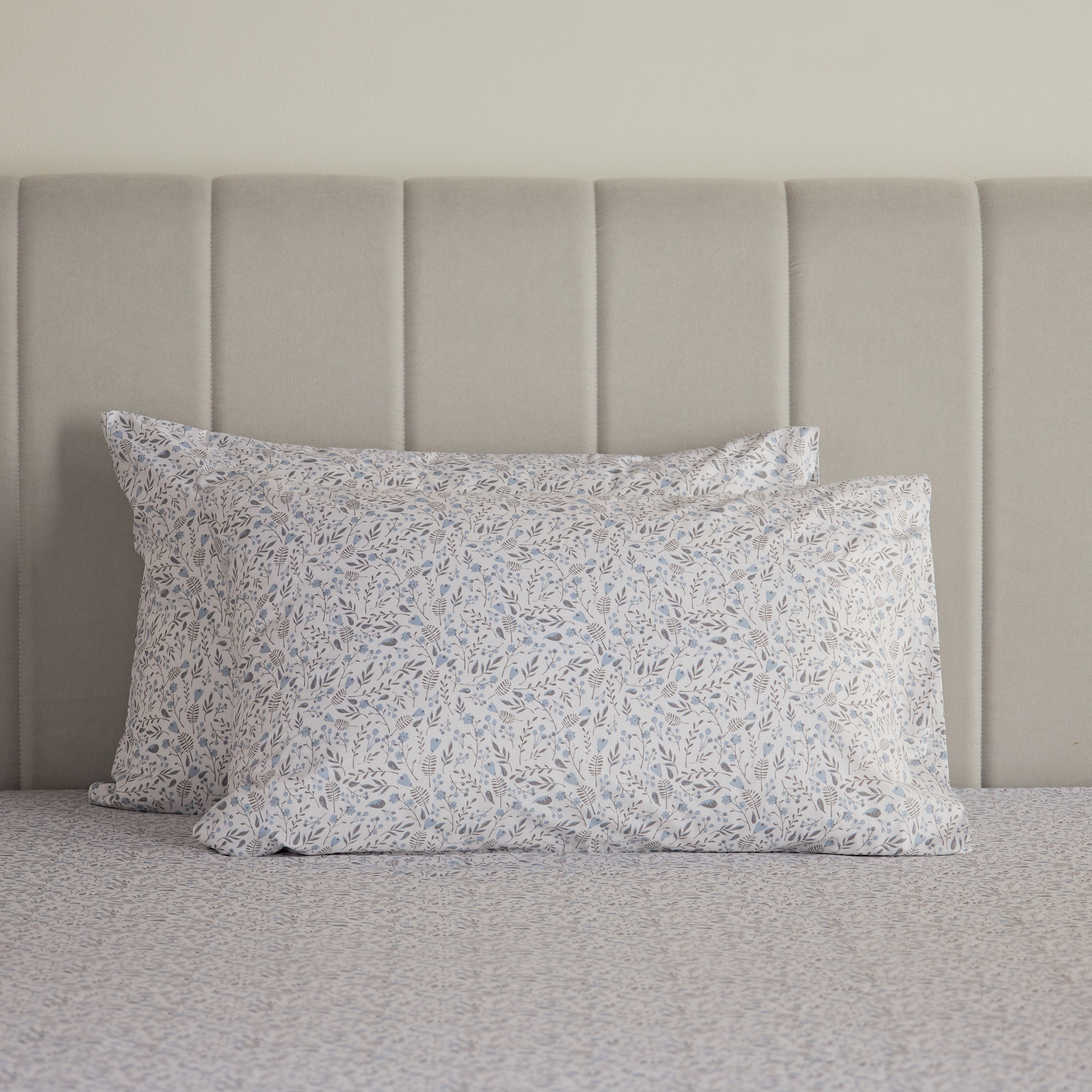 Serenity Cotton Percale 200 Thread Count 2-Piece Standard Printed Pillowcase Set - 50x75 cm-household-bedding-sheetsandpillowcases-pillowcases-image-1
