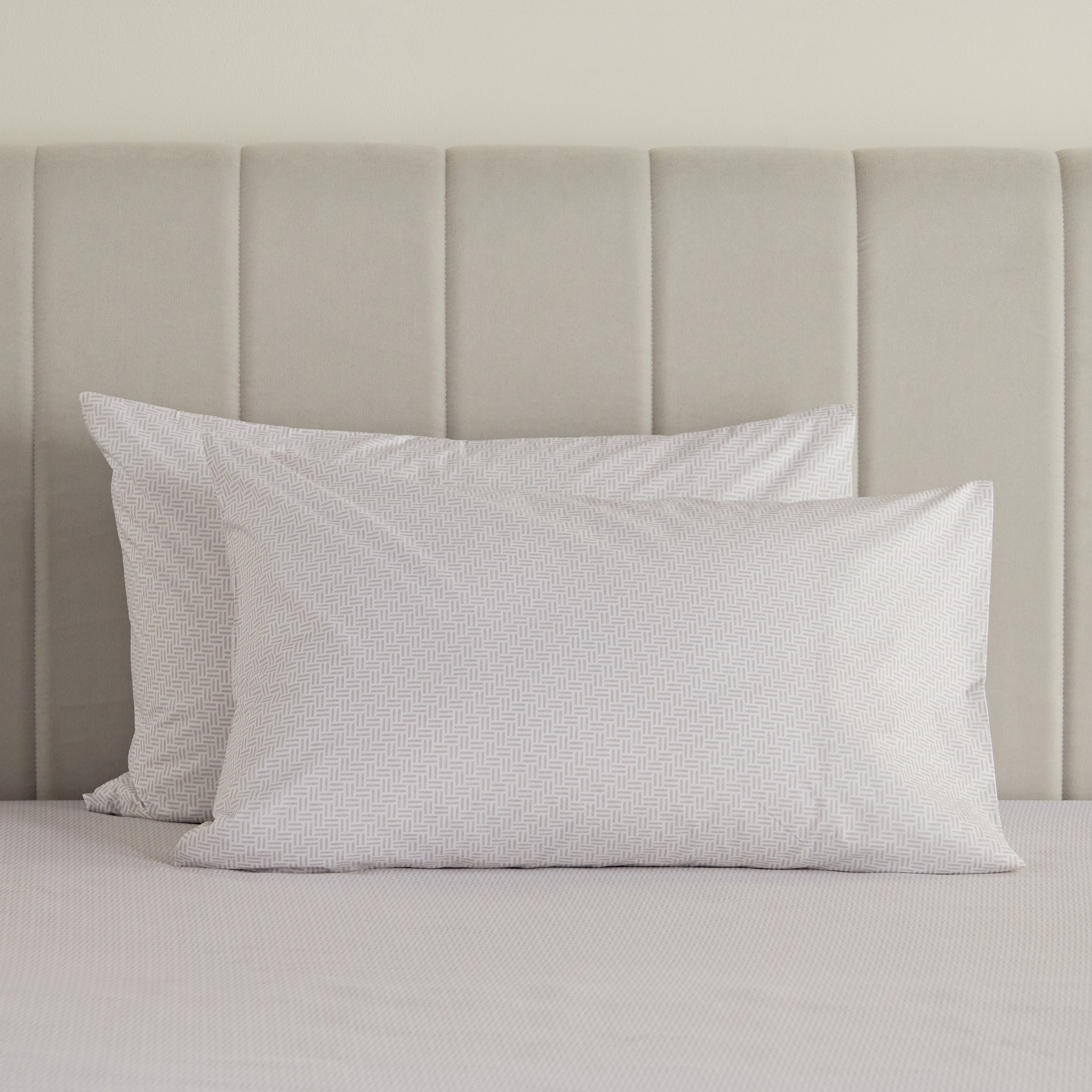 Serenity Cotton Percale 200 Thread Count 2-Piece Standard Printed Pillowcase Set - 50x75 cm-household-bedding-sheetsandpillowcases-pillowcases-image-1
