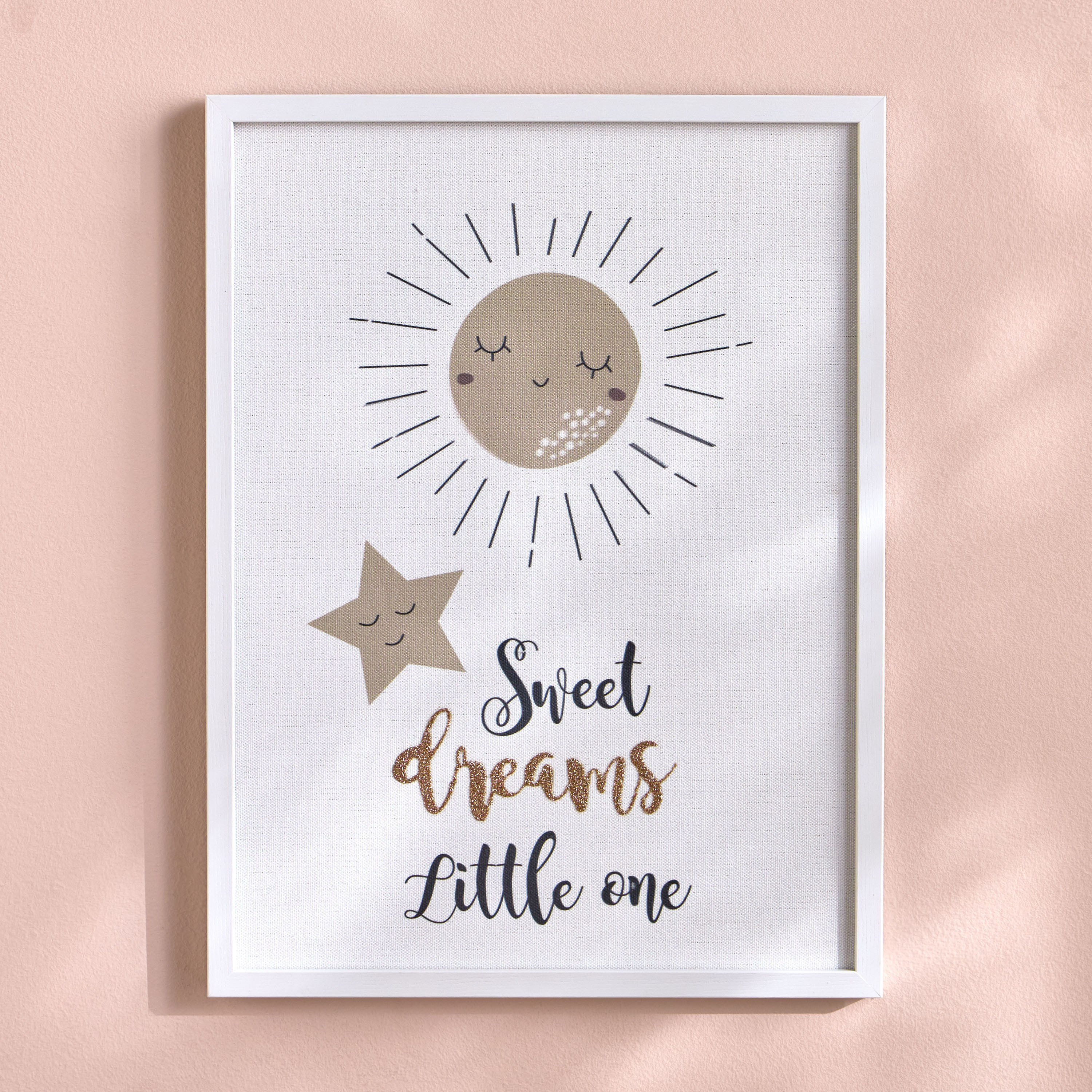 Cloudy To The Moon Framed Wall Art - 30x40 cm