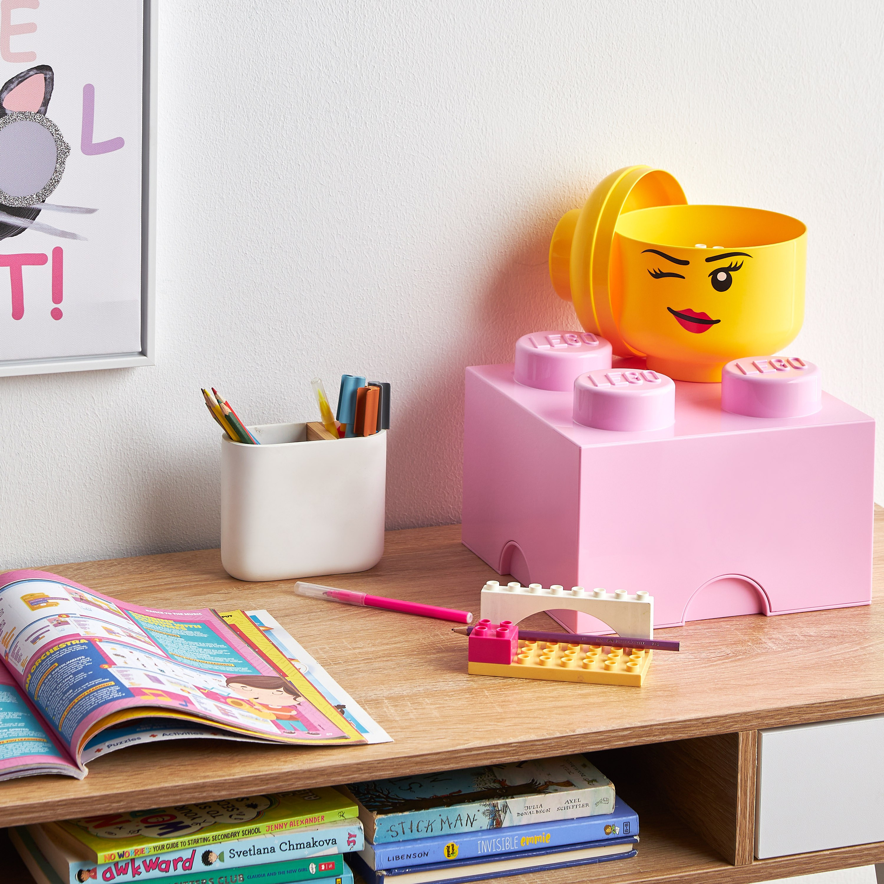 Shop LEGO Winky Storage Head Online Home Centre Saudi