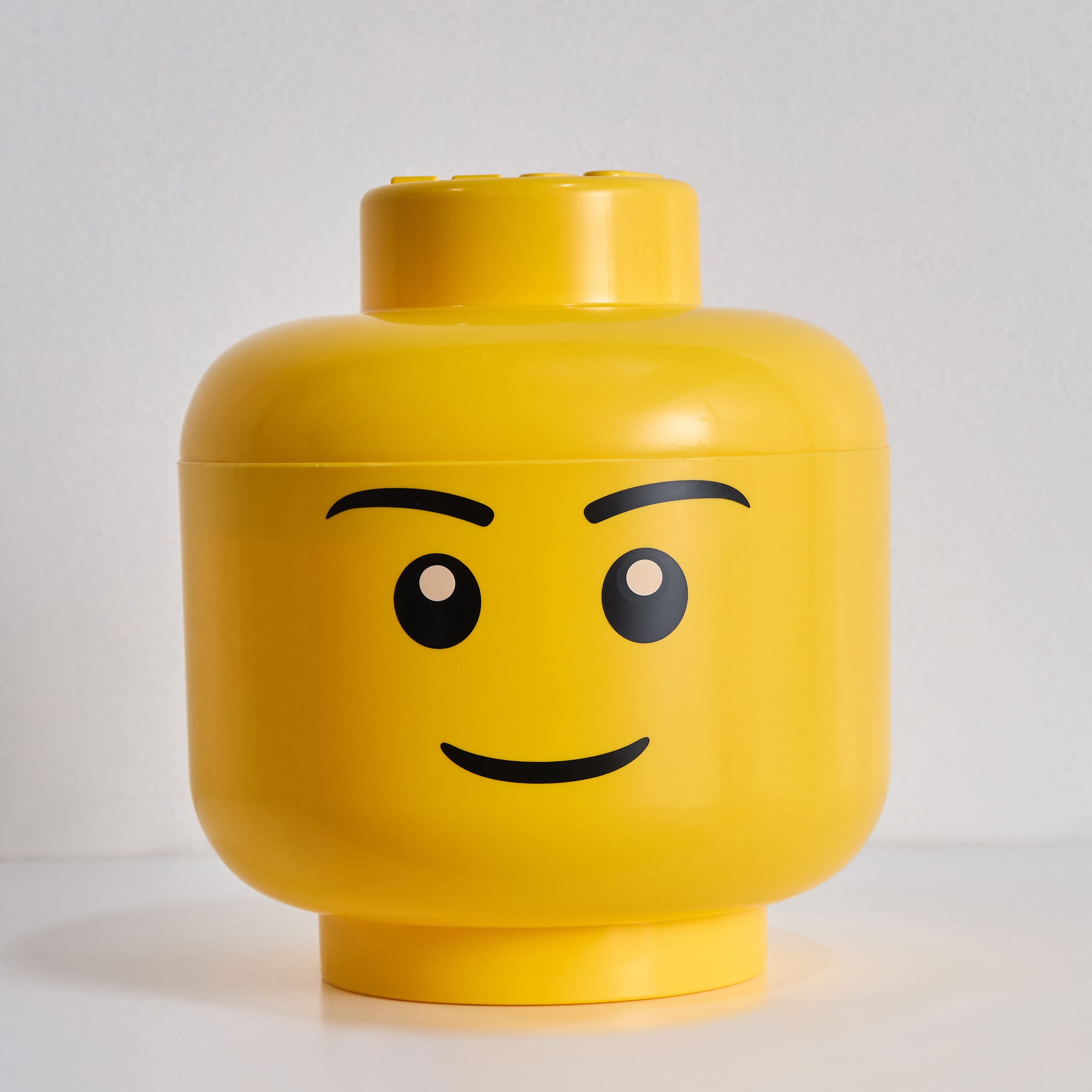 Lego boy storage discount head