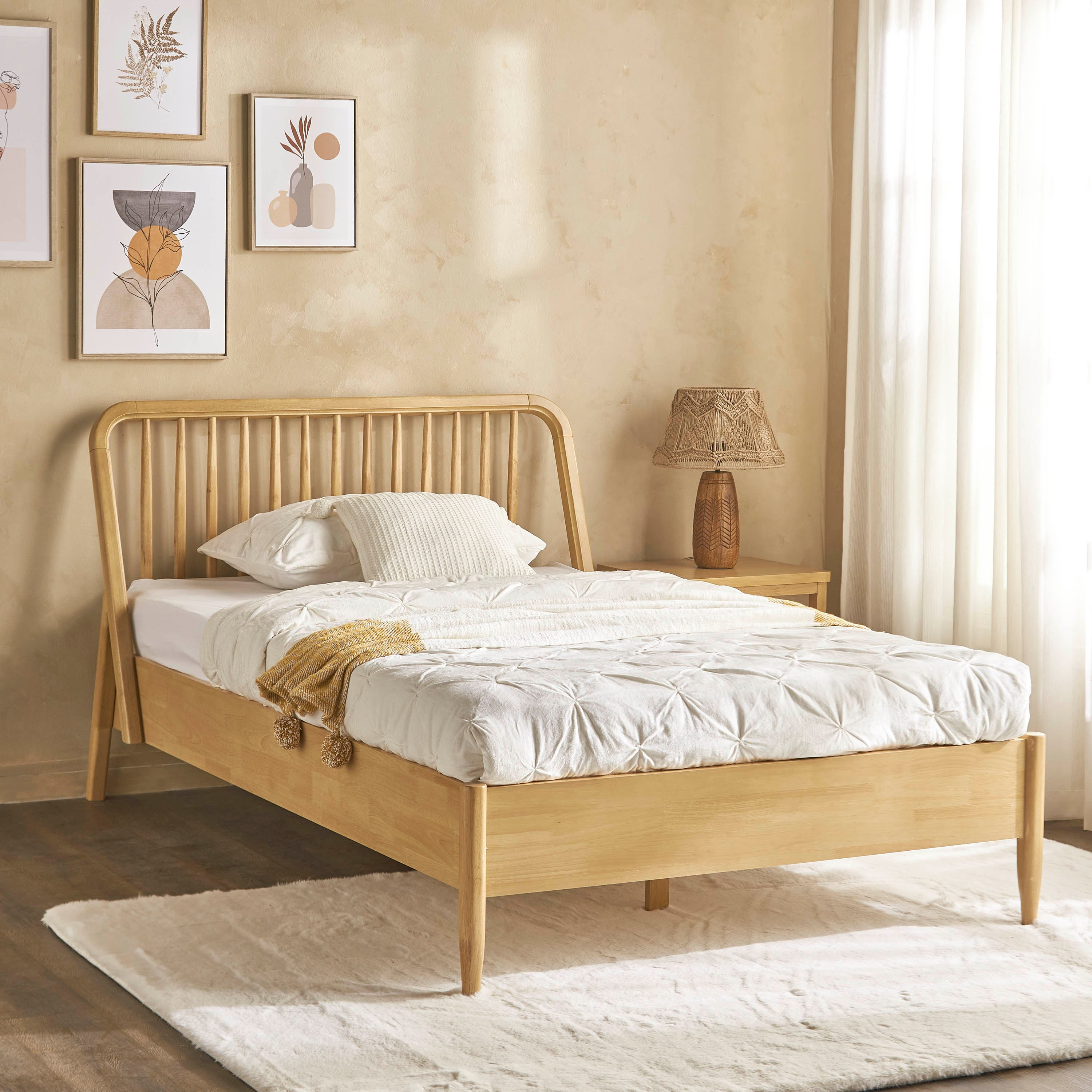 Spindle Single Bed - 120x200 cm