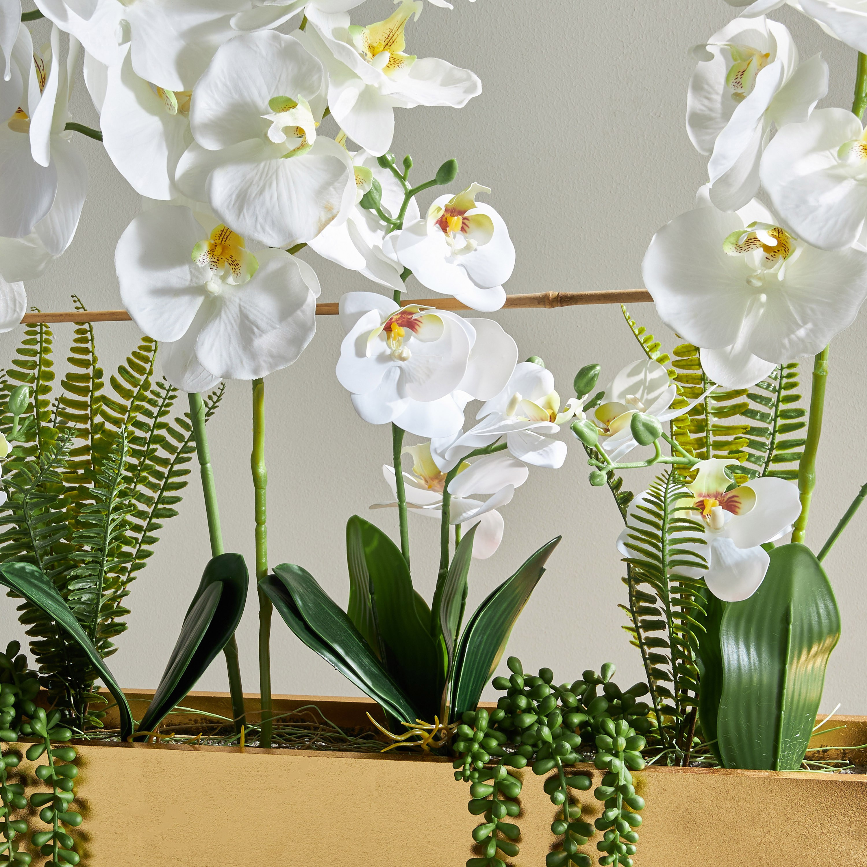 Daphne Mixed Orchid Arrangement - 78 cm-household-gardenandoutdoor-artificialflowersandplants-flowers-image-2