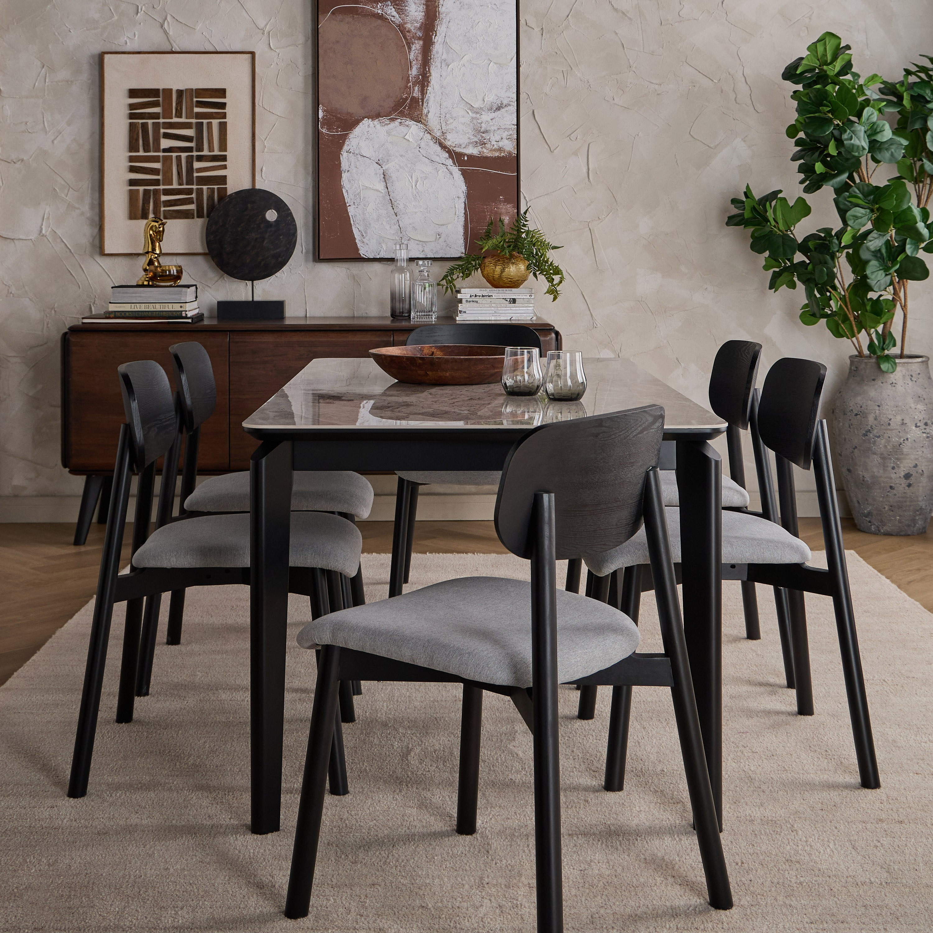 Charcoal 6-Seater Ceramic Top Dining Table-furniture-diningroom-diningtables-image-6