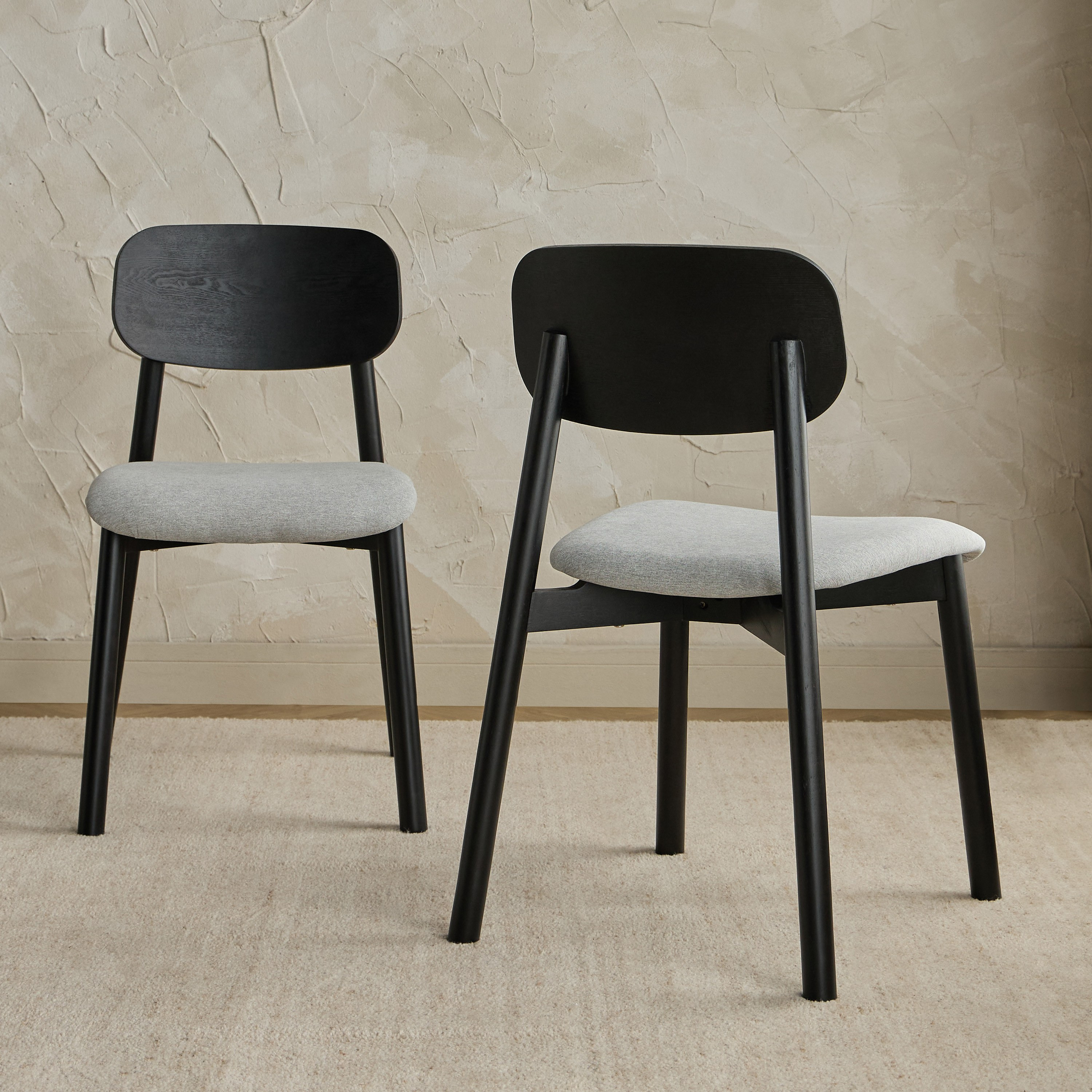 Charcoal Fabric Dining Chair-furniture-diningroom-chairsandbenches-image-3