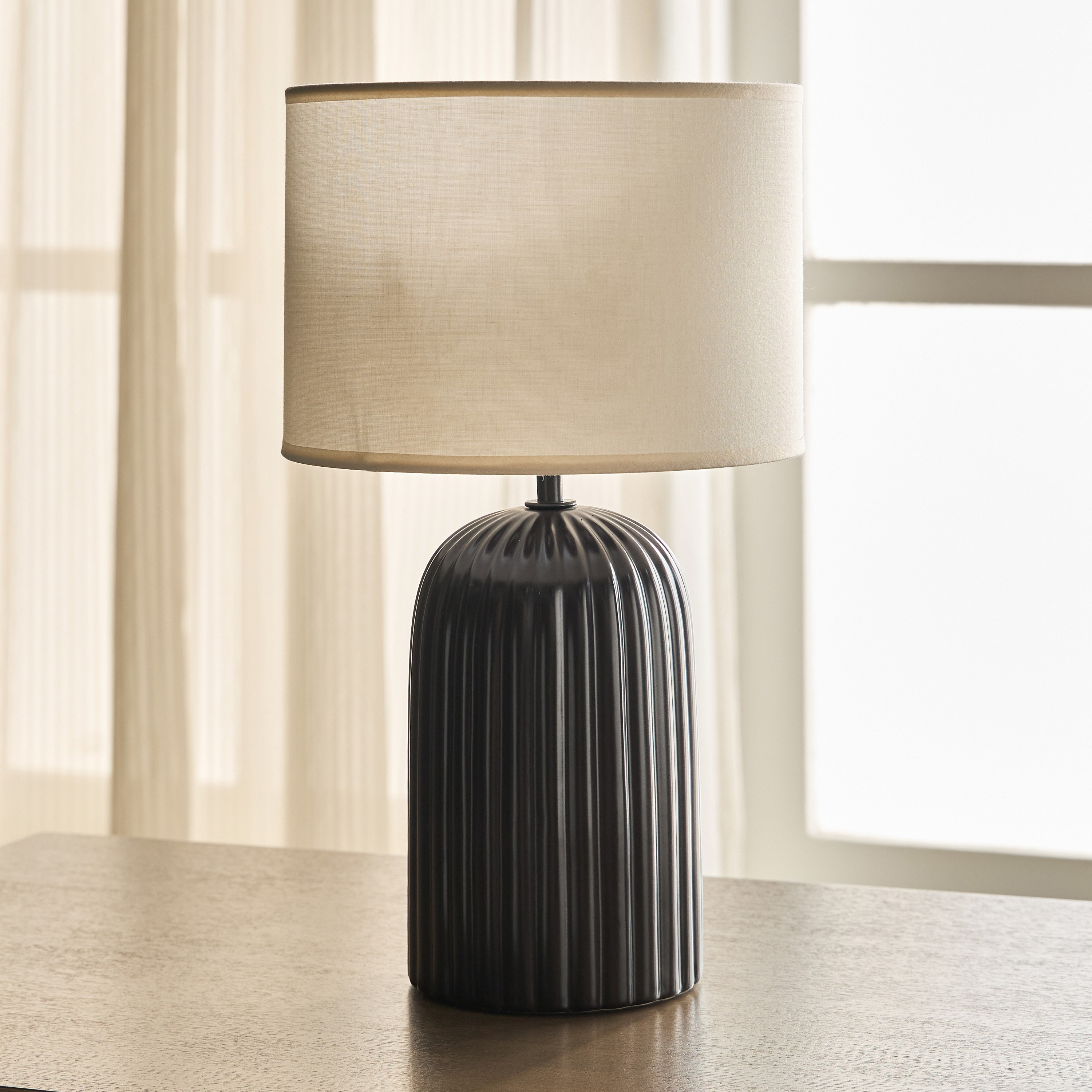 Cantha Ceramic Table Lamp - 38 cm-household-lighting-tableanddesklamps-image-1