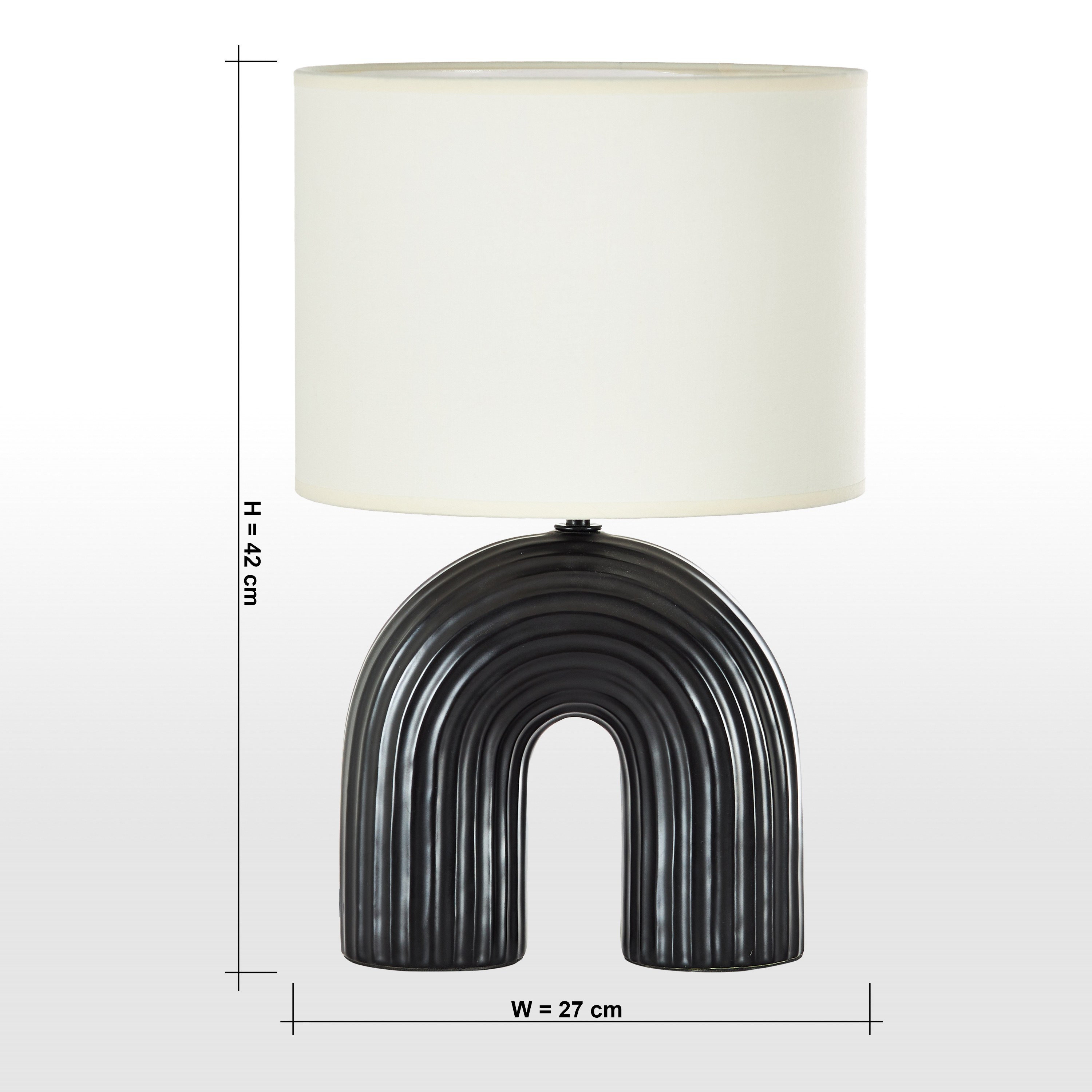 Moonsy Ceramic Table Lamp - 42 cm-household-lighting-tableanddesklamps-image-6