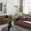 كرسي جلد صناعي بمساند ذراعين - وافرلي-furniture-sofaandseating-armchairs-image-1