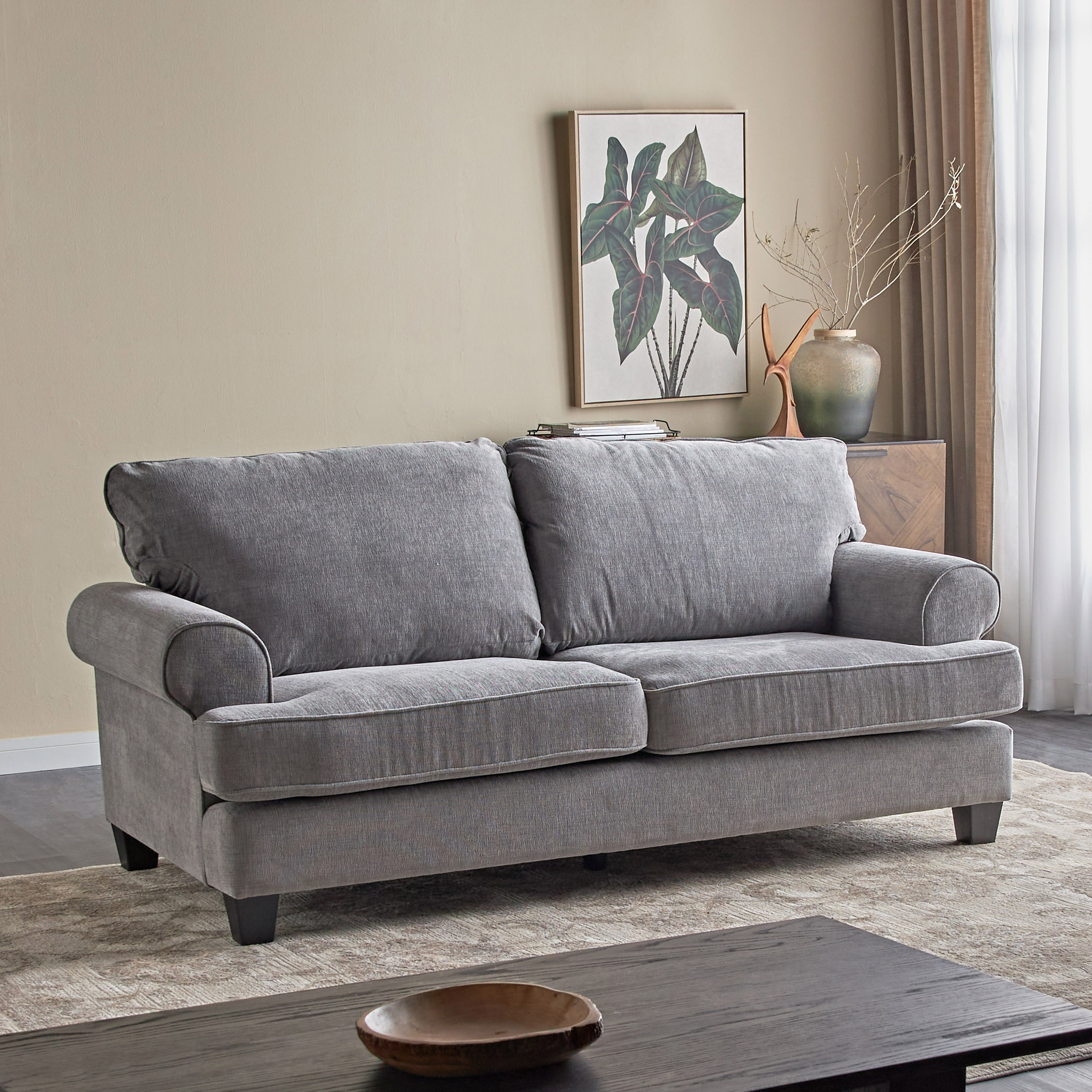 Brooke 3-Seater Fabric Sofa