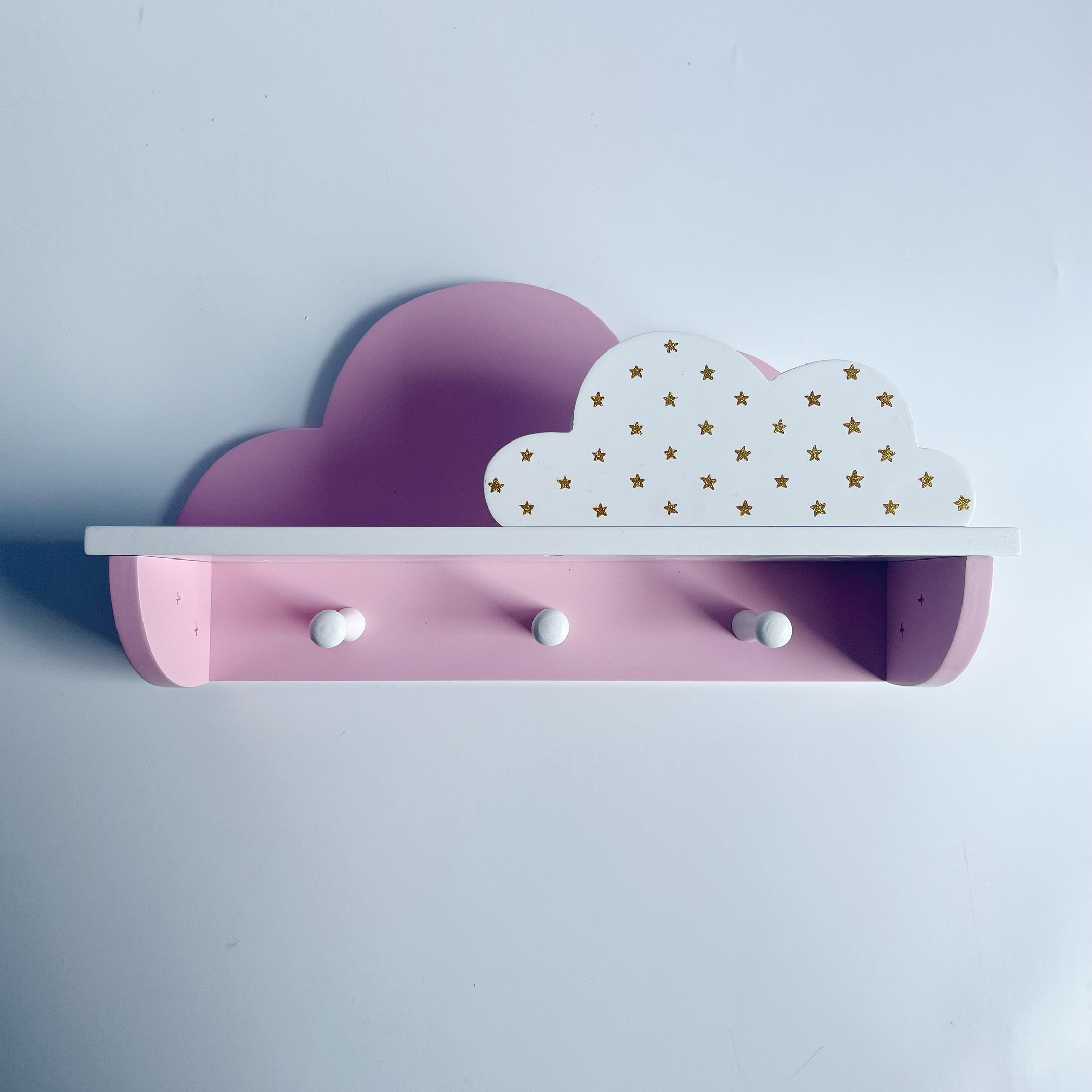 Pink Cloud Wall Shelf