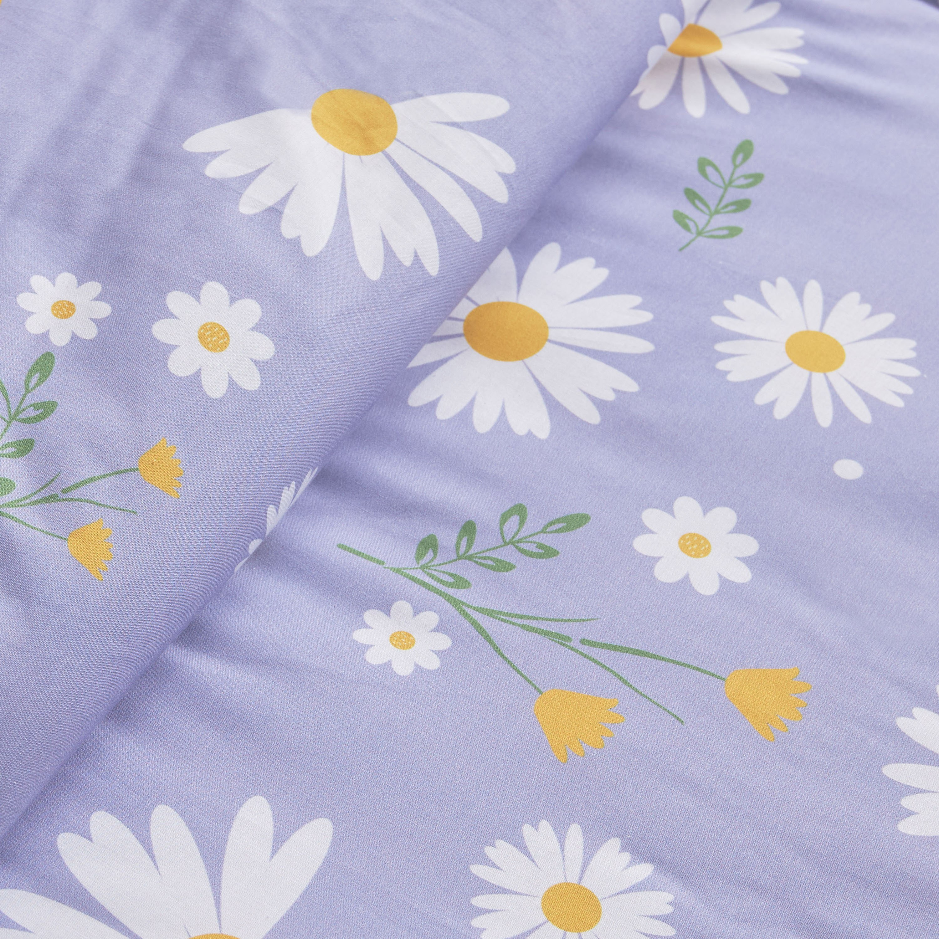 طقم لحاف فردي قابل للاستخدام على الوجهين من قطعتين - كلاود ديزي - 160x220 سم-babyandkids-beddingandwindows-bedding-comforters-image-5