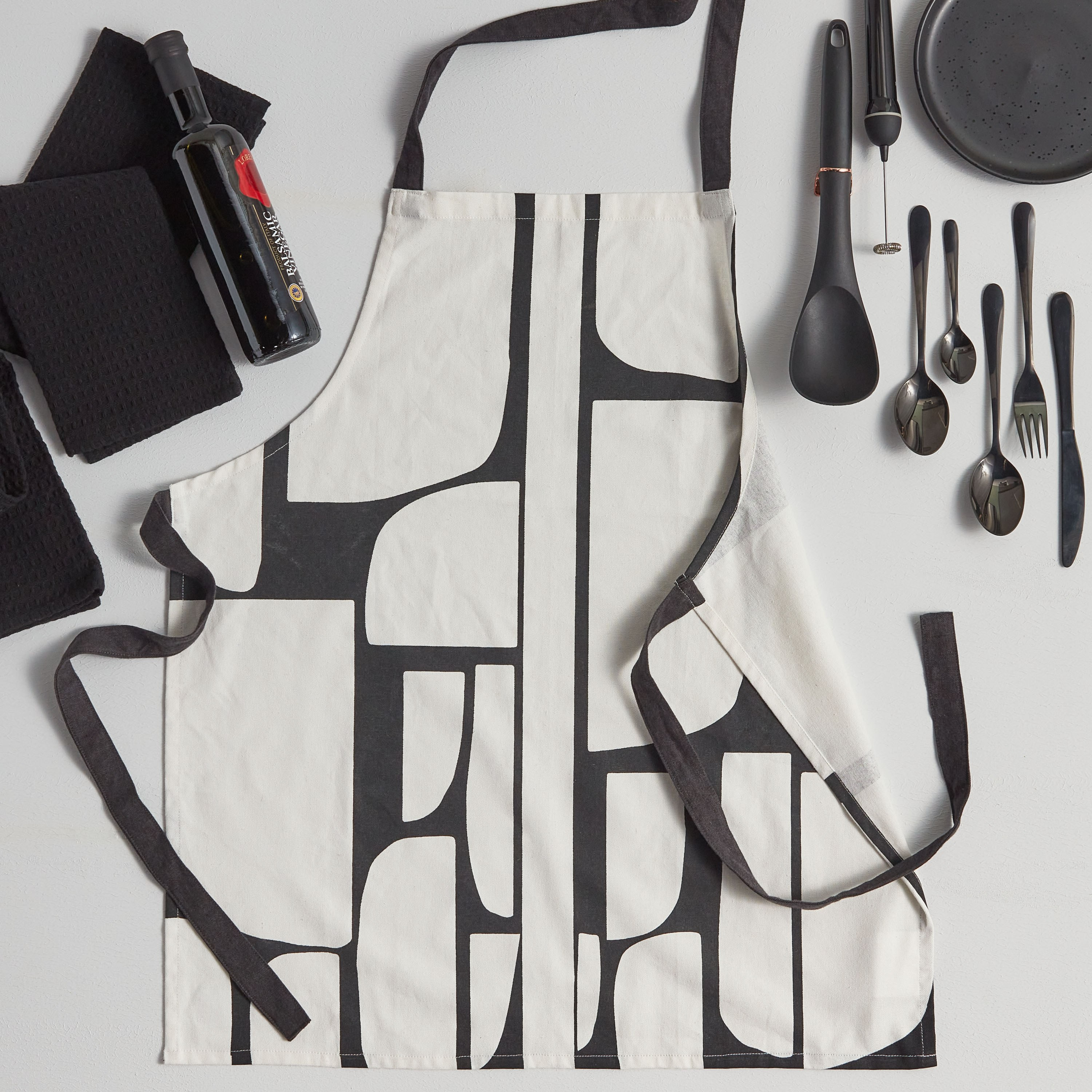 Charcoal 2-Piece Kitchen Towel Set - 45x65 cm-household-kitchen-kitchenlinen-kitchentowelsandlinen-image-3