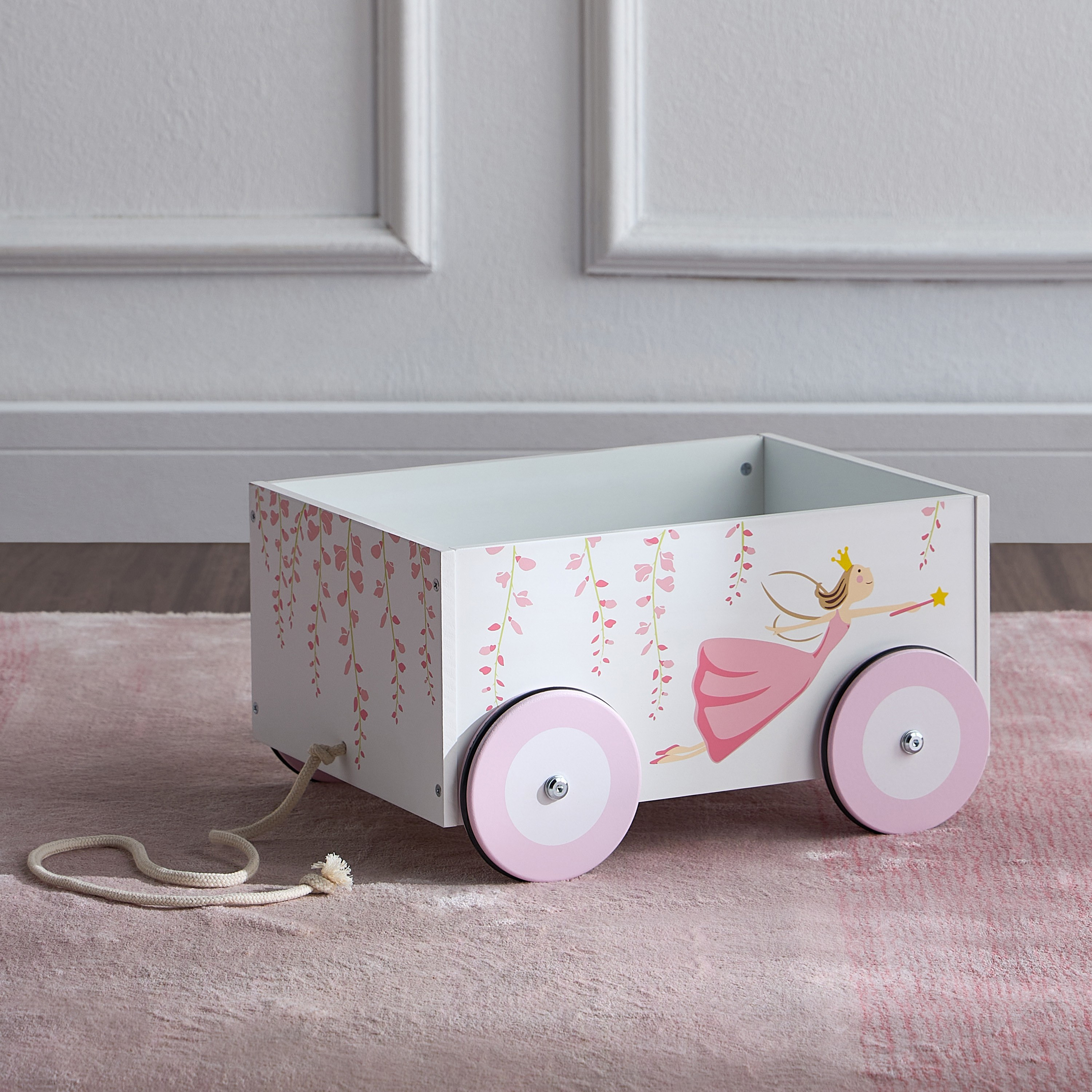 Jamie Princess Pull Cart Storage