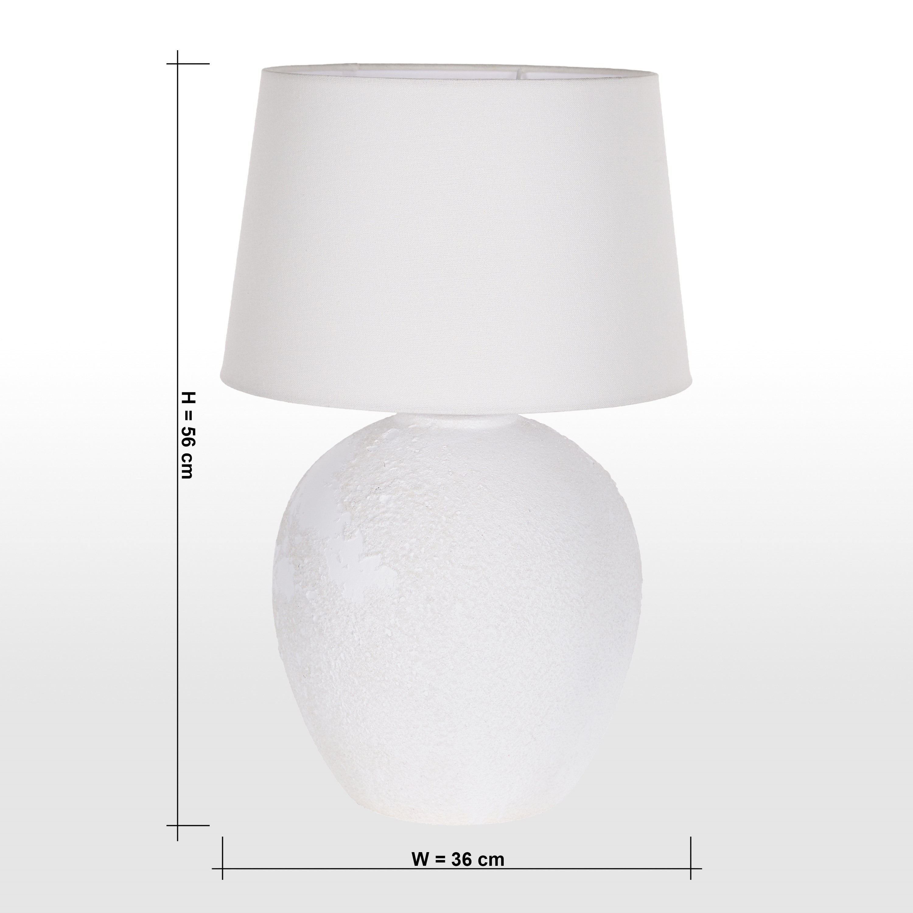 Blanca Ceramic Table Lamp - 56 cm-household-lighting-tableanddesklamps-image-5
