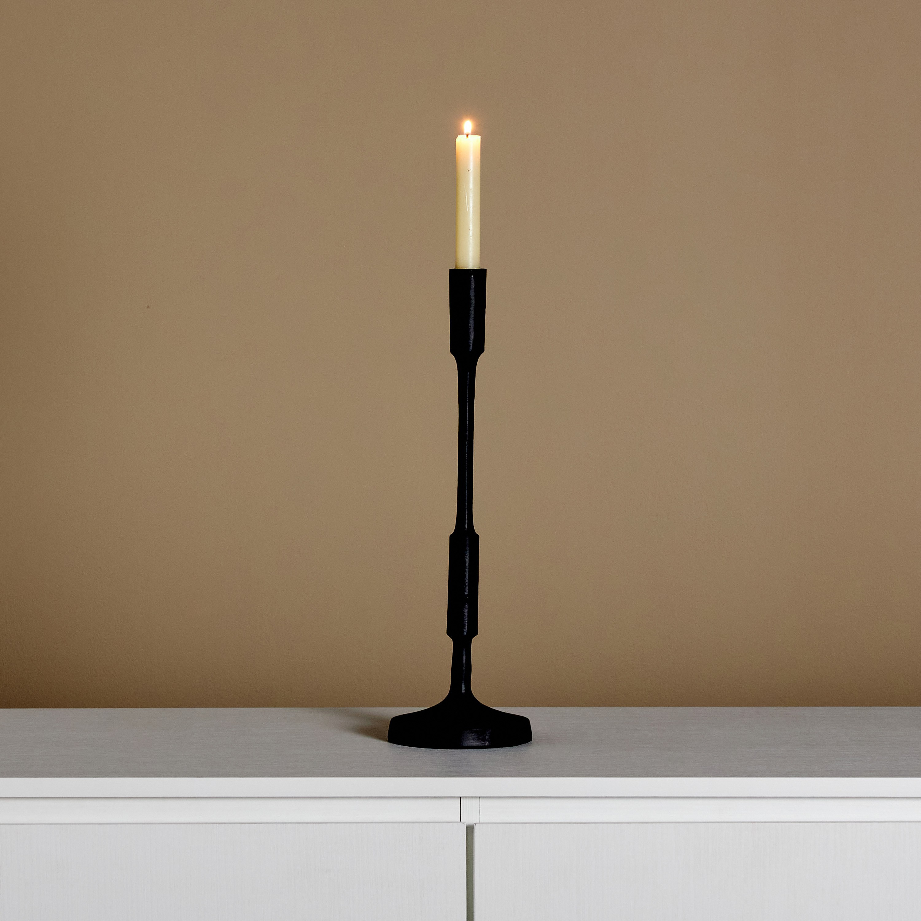 Charcoal Taper Candleholder-household-decor-candleholdersandlanterns-image-2