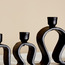 Charcoal Curvy 4-Taper Candleholder-household-decor-candleholdersandlanterns-image-3