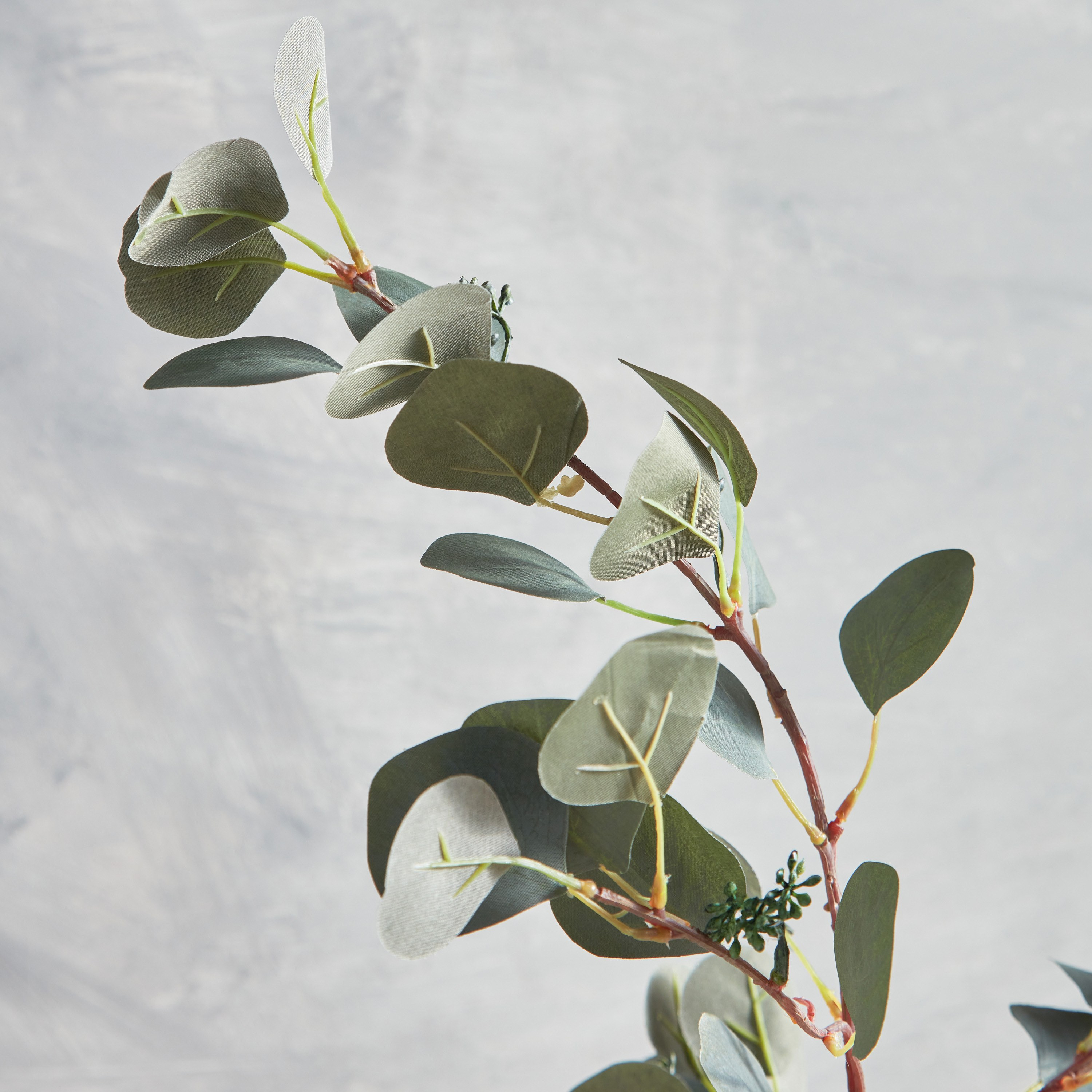 Eucalyptus Spray with Berries - 89 cm-household-gardenandoutdoor-artificialflowersandplants-fillers-image-2