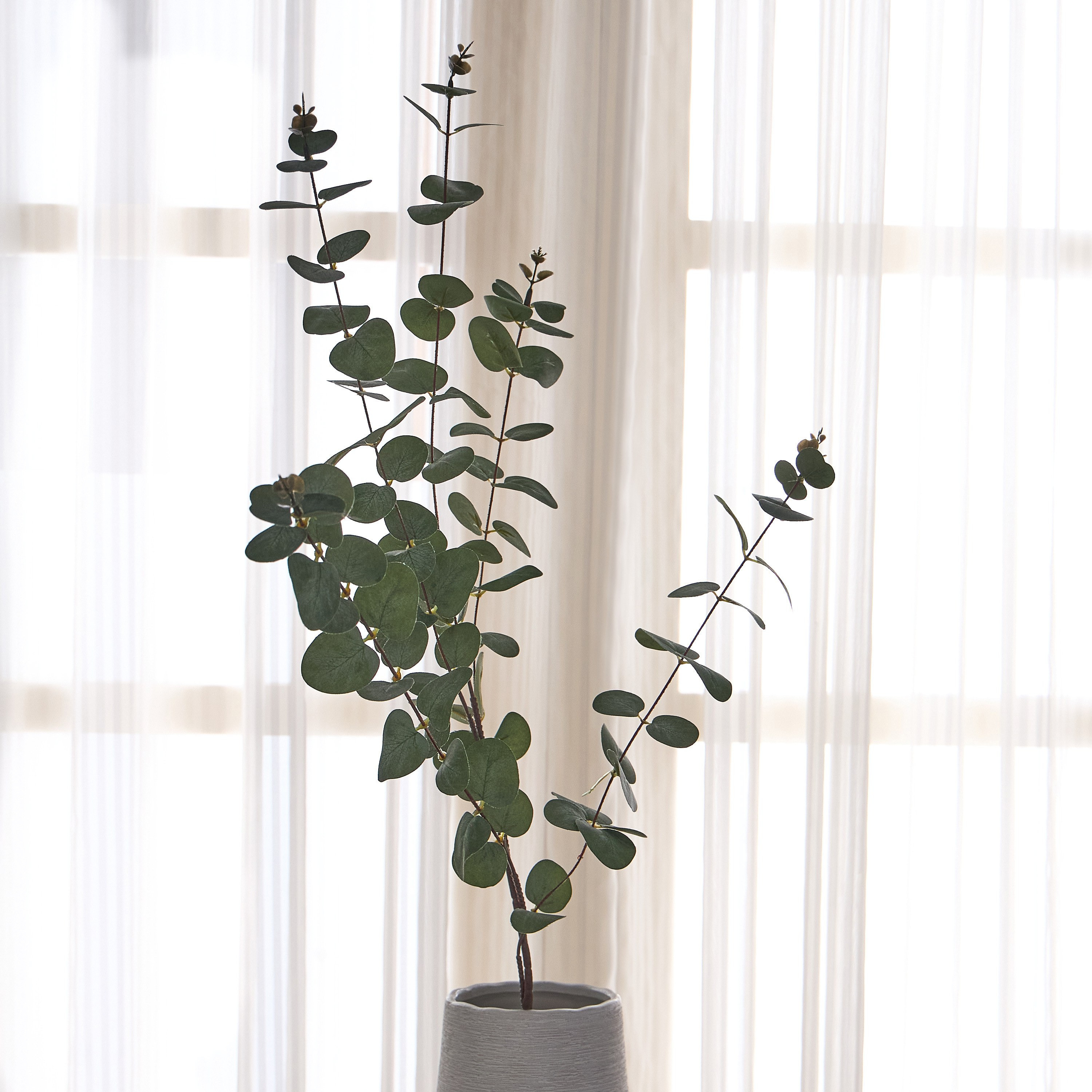 Eucalyptus Stem - 102 cm-household-gardenandoutdoor-artificialflowersandplants-fillers-image-1