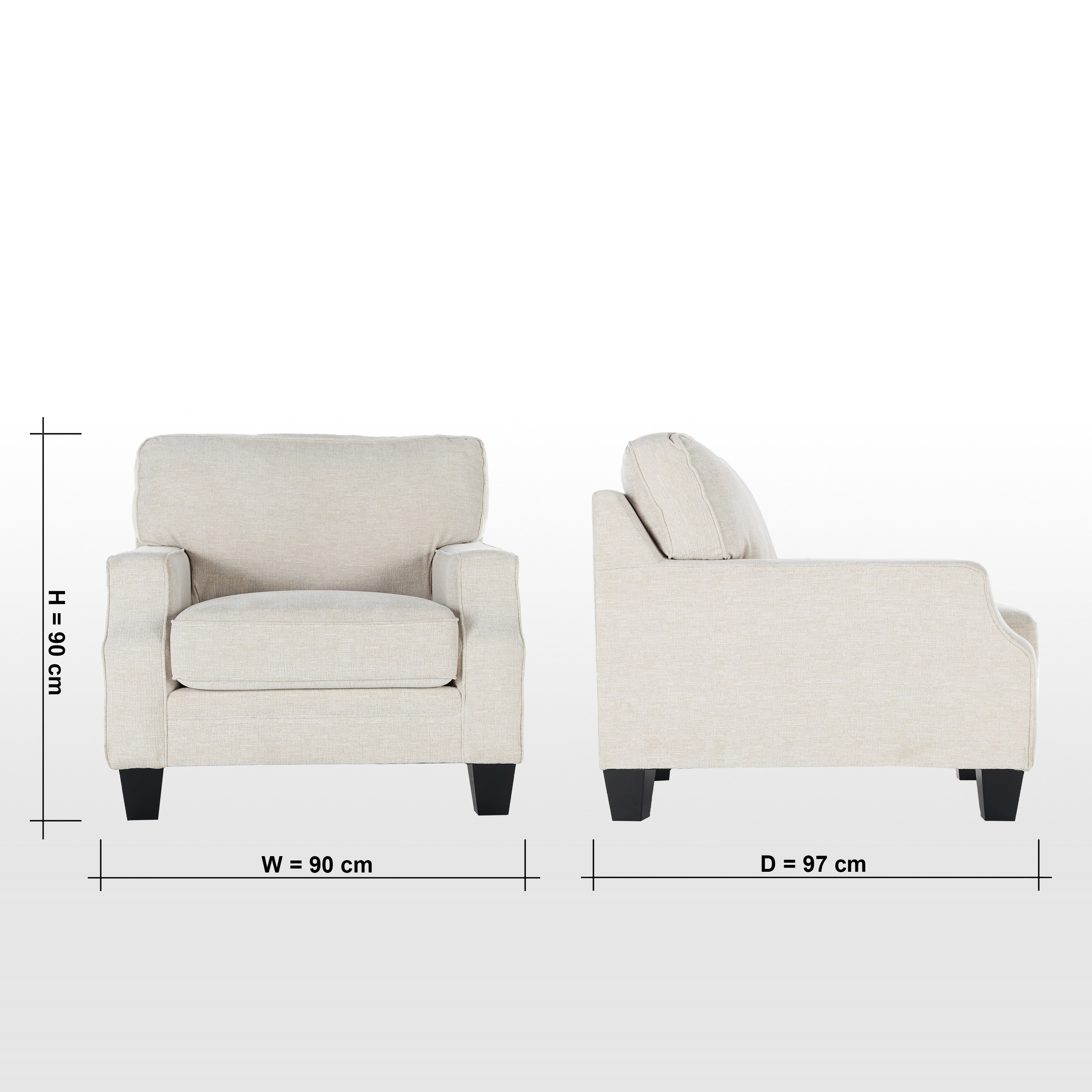 كرسي قماش بمساند ذراعين - جارسيا-furniture-sofaandseating-armchairs-image-7