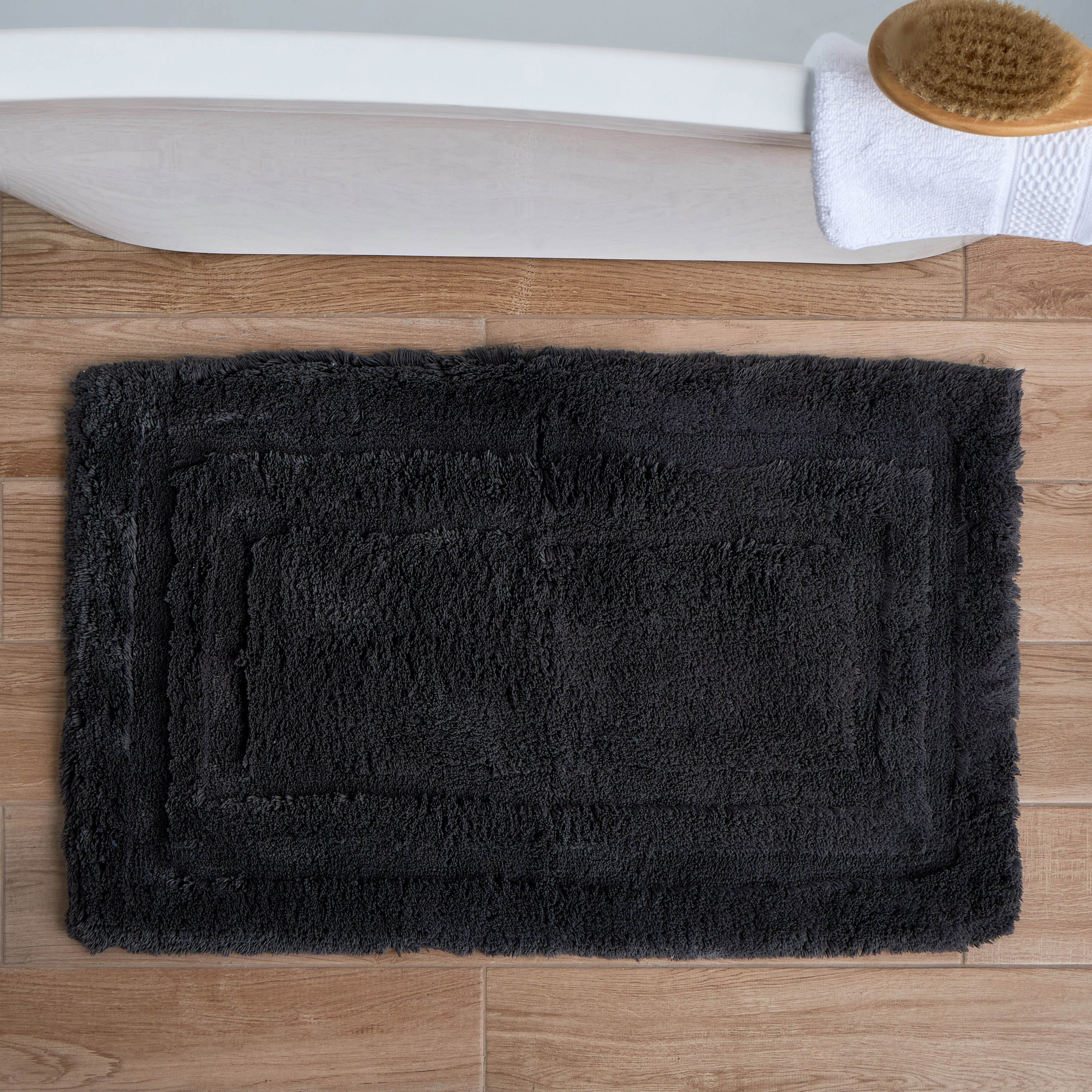 Egyptian cotton best sale bath mats