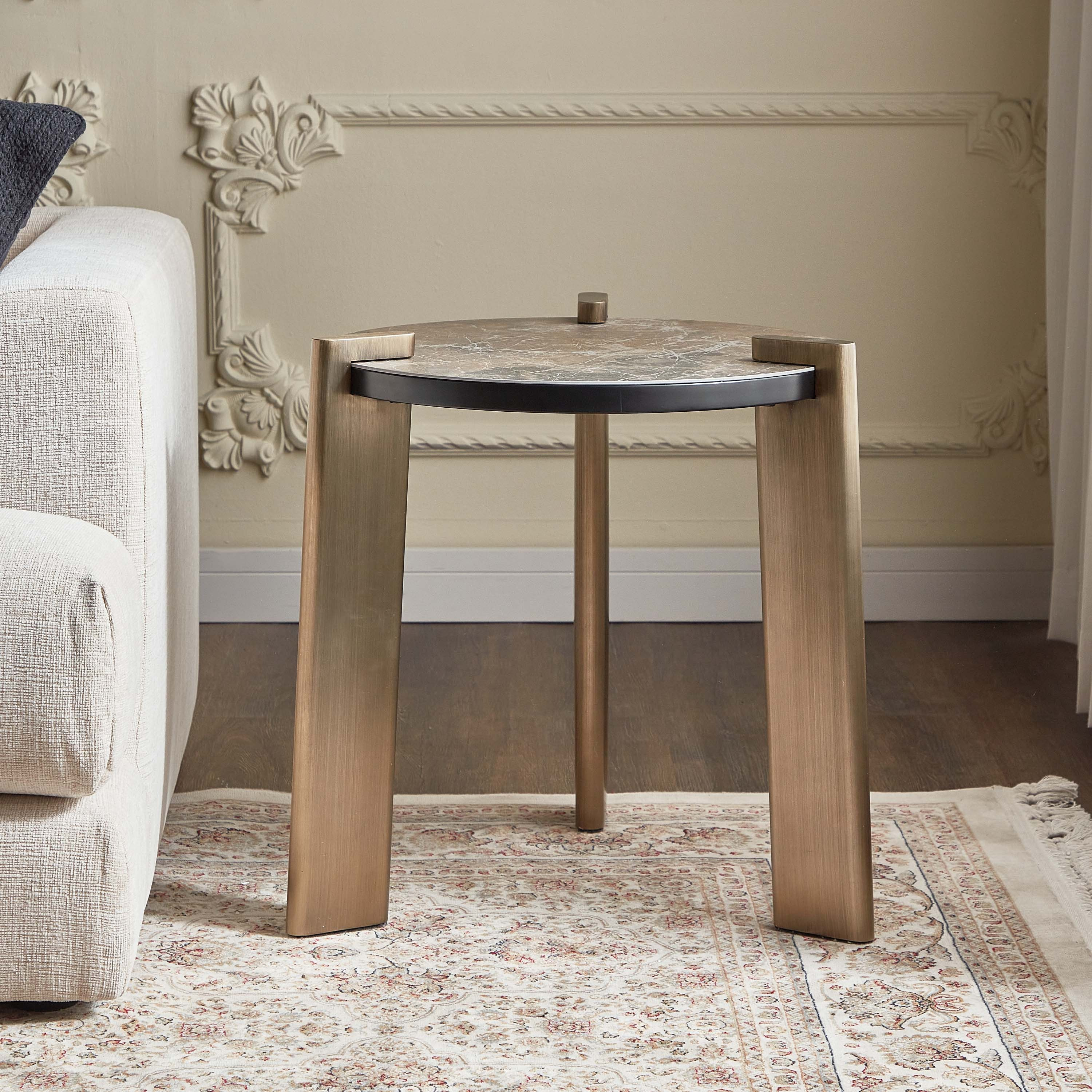 Shop Alaska Ceramic Top Side Table Home Centre KSA
