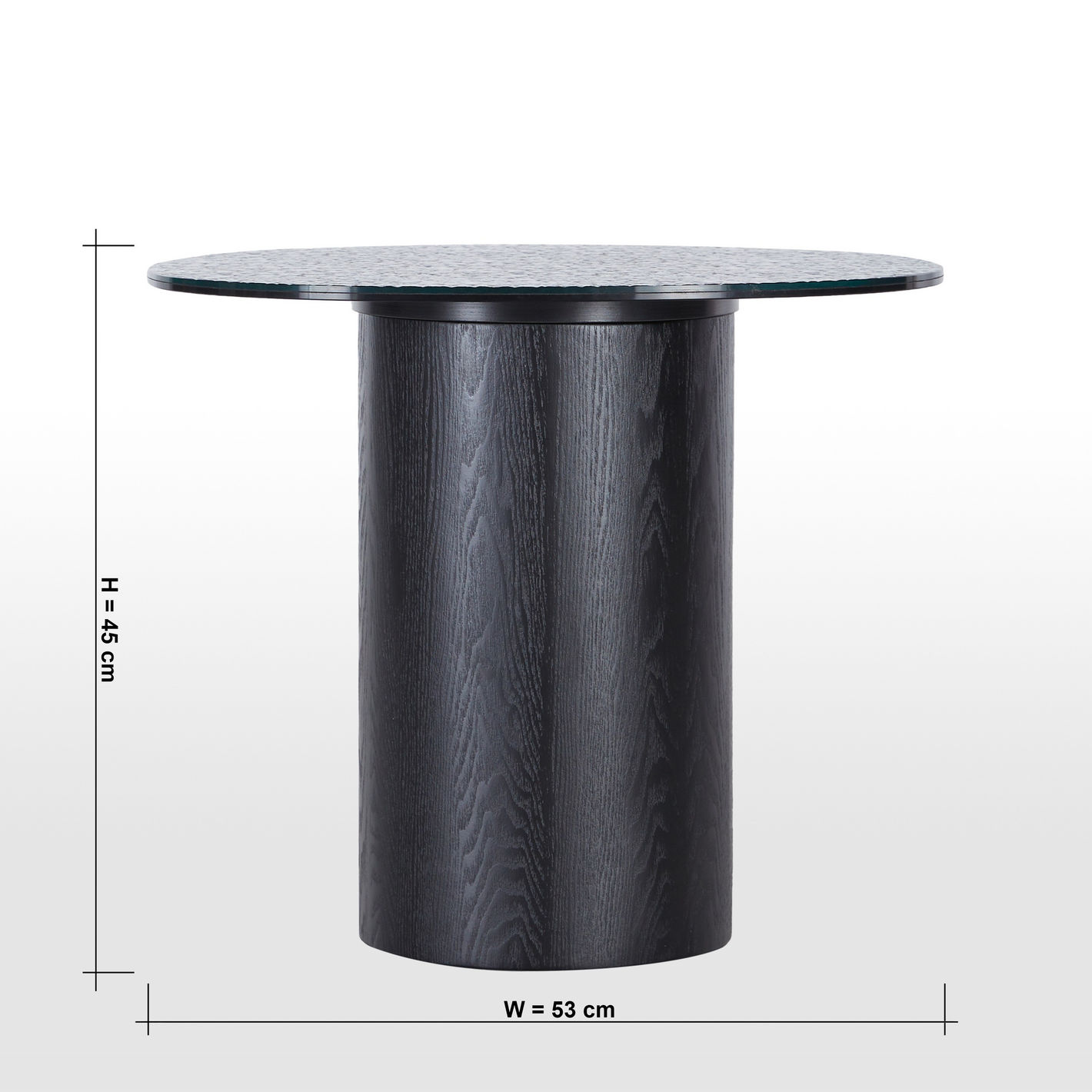 Glass Table Kuwait Shop Mushroom Glass Top Side Table Online | Centrepoint Kuwait