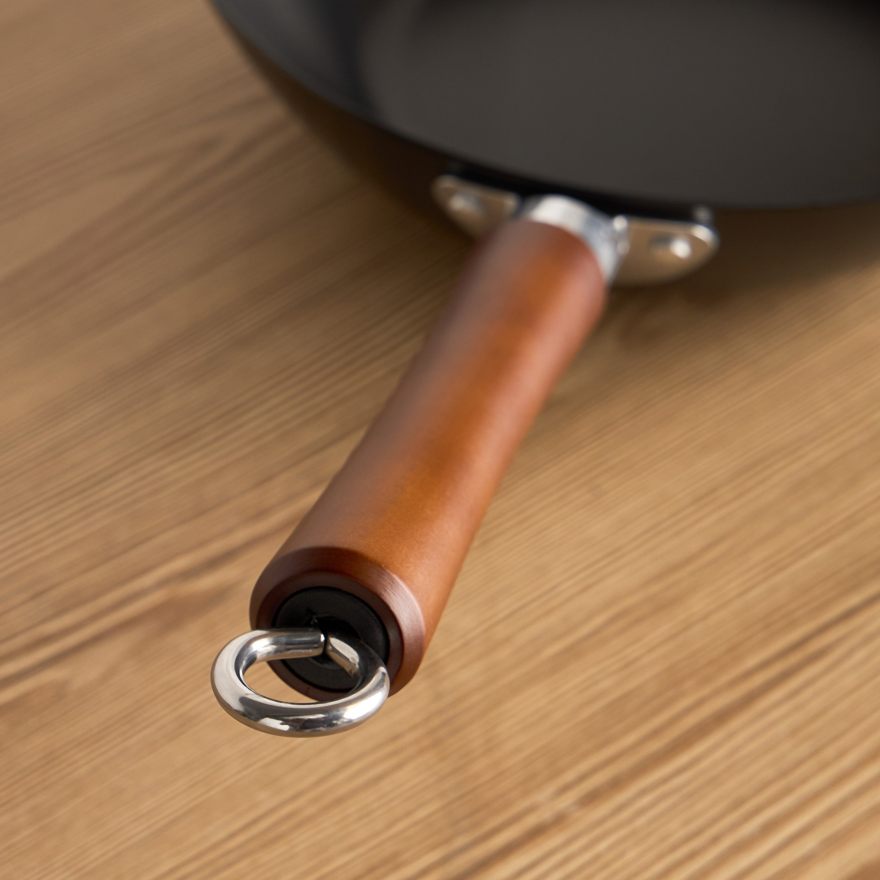 Dolmen Carbon Steel Fry Wok - 30 cm-household-kitchen-cookware-potsandpans-image-2